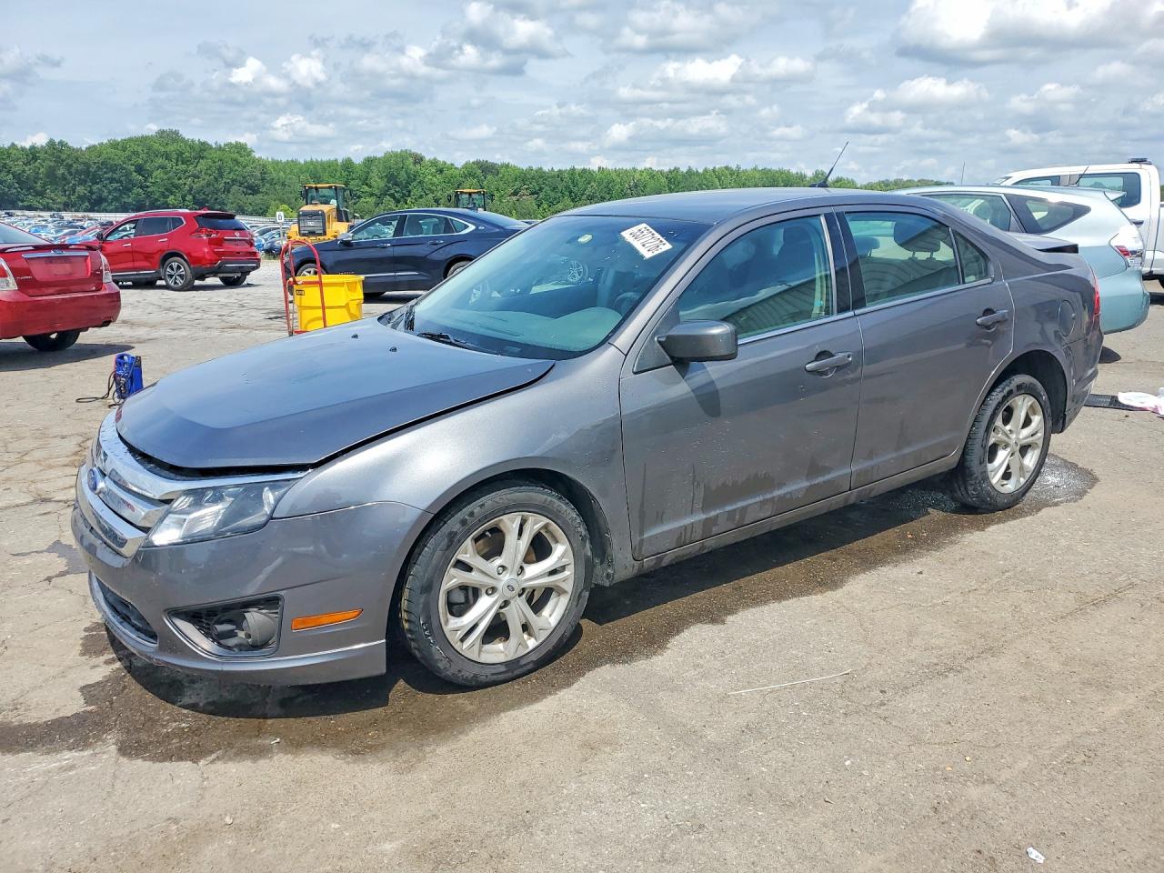 2012 Ford Fusion Se Silver vin: 3FAHP0HA9CR254585