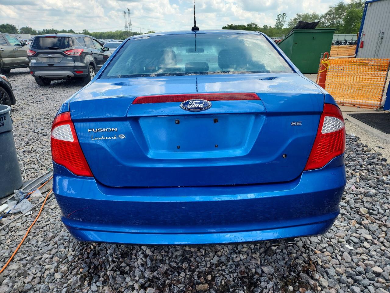 2012 Ford Fusion Se Blue vin: 3FAHP0HA9CR319435