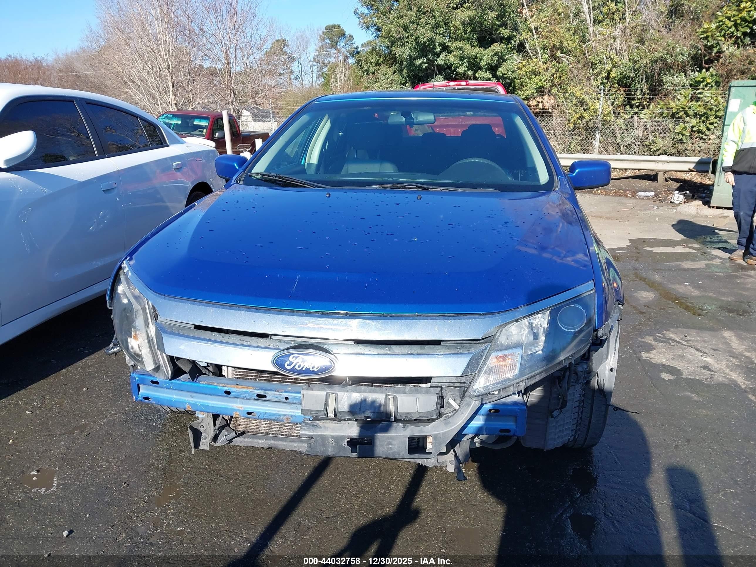 2012 Ford Fusion Se Синий vin: 3FAHP0HA9CR351141