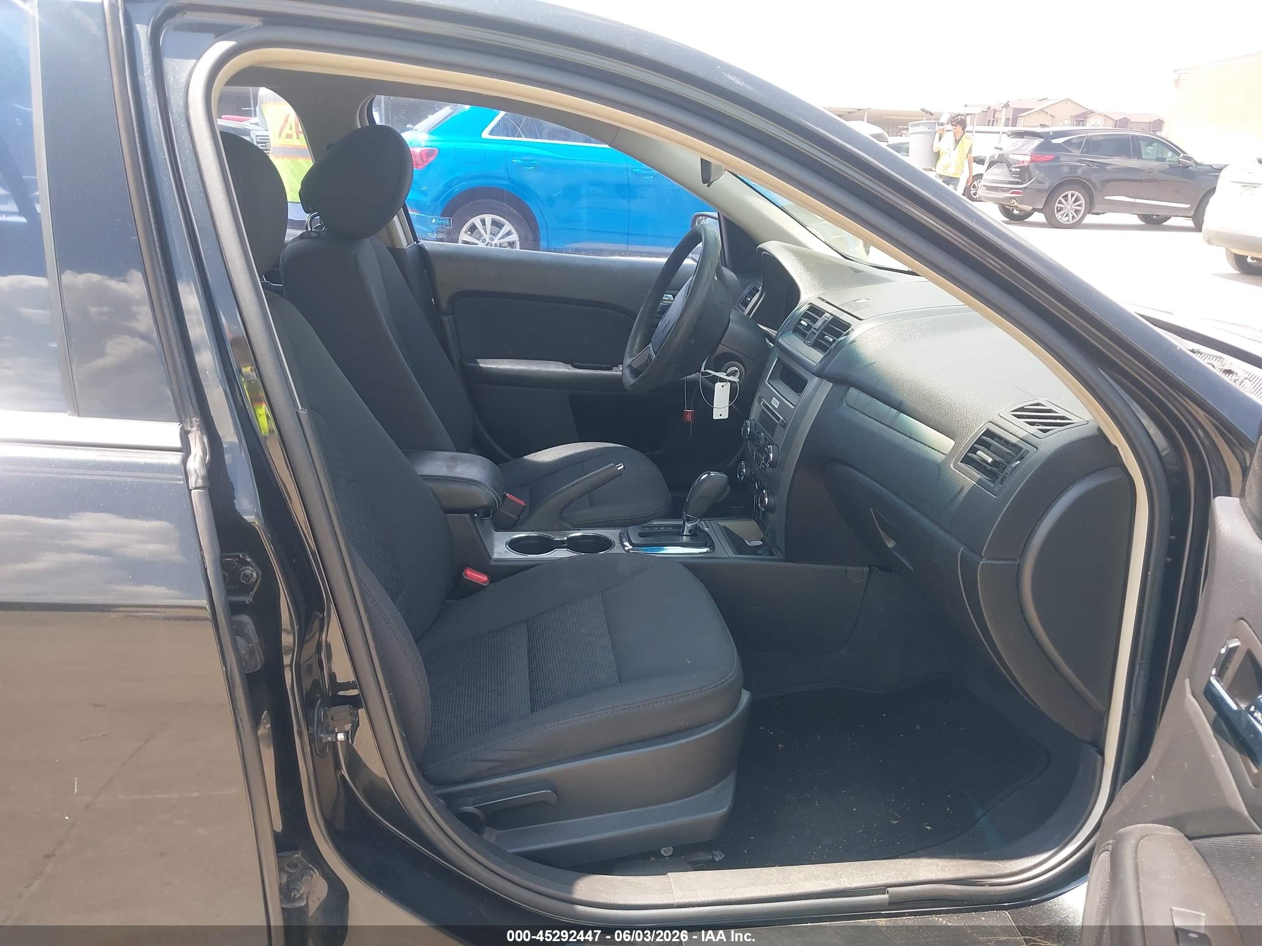 2012 Ford Fusion Se Black vin: 3FAHP0HA9CR354444