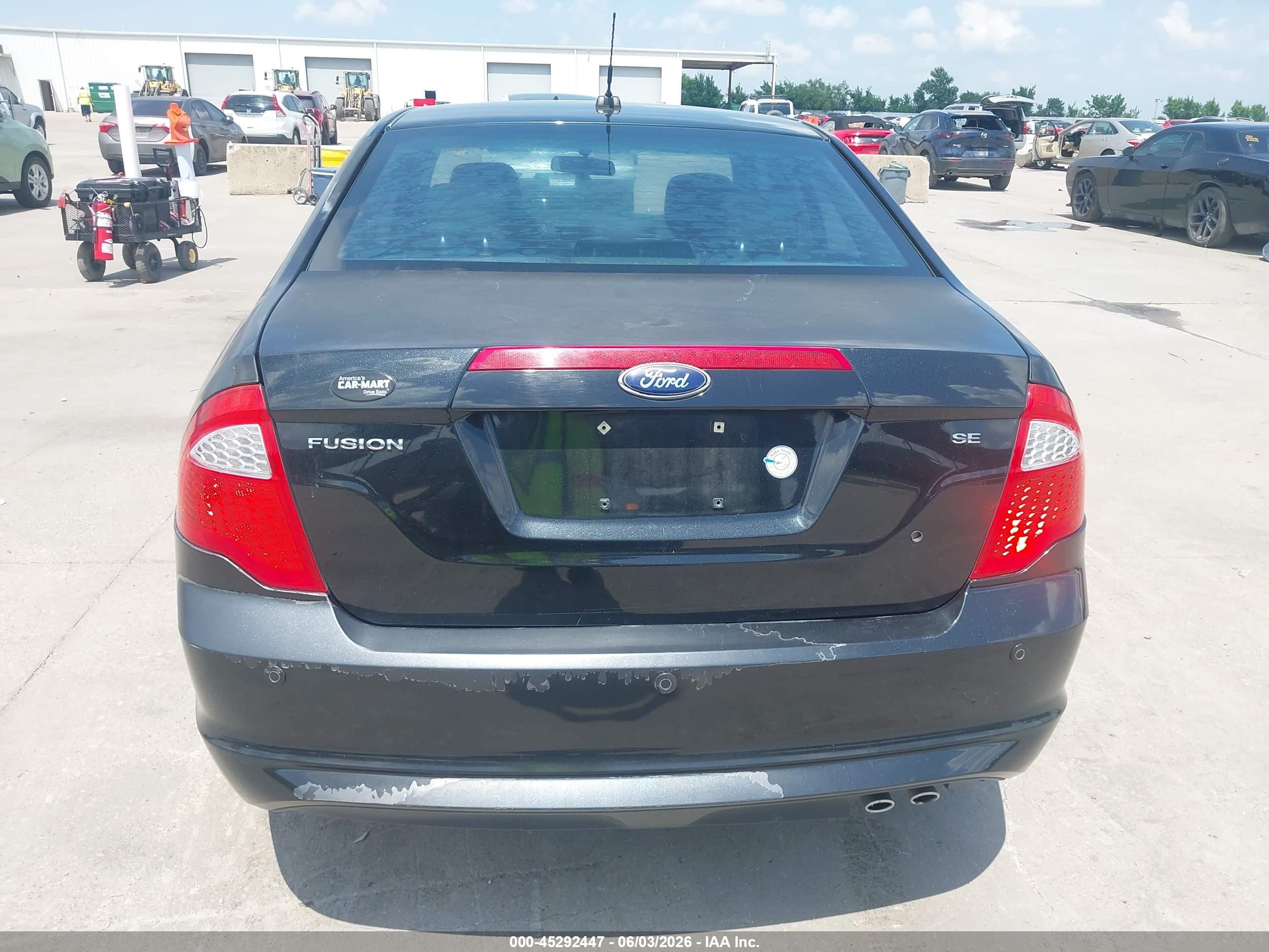 2012 Ford Fusion Se Black vin: 3FAHP0HA9CR354444