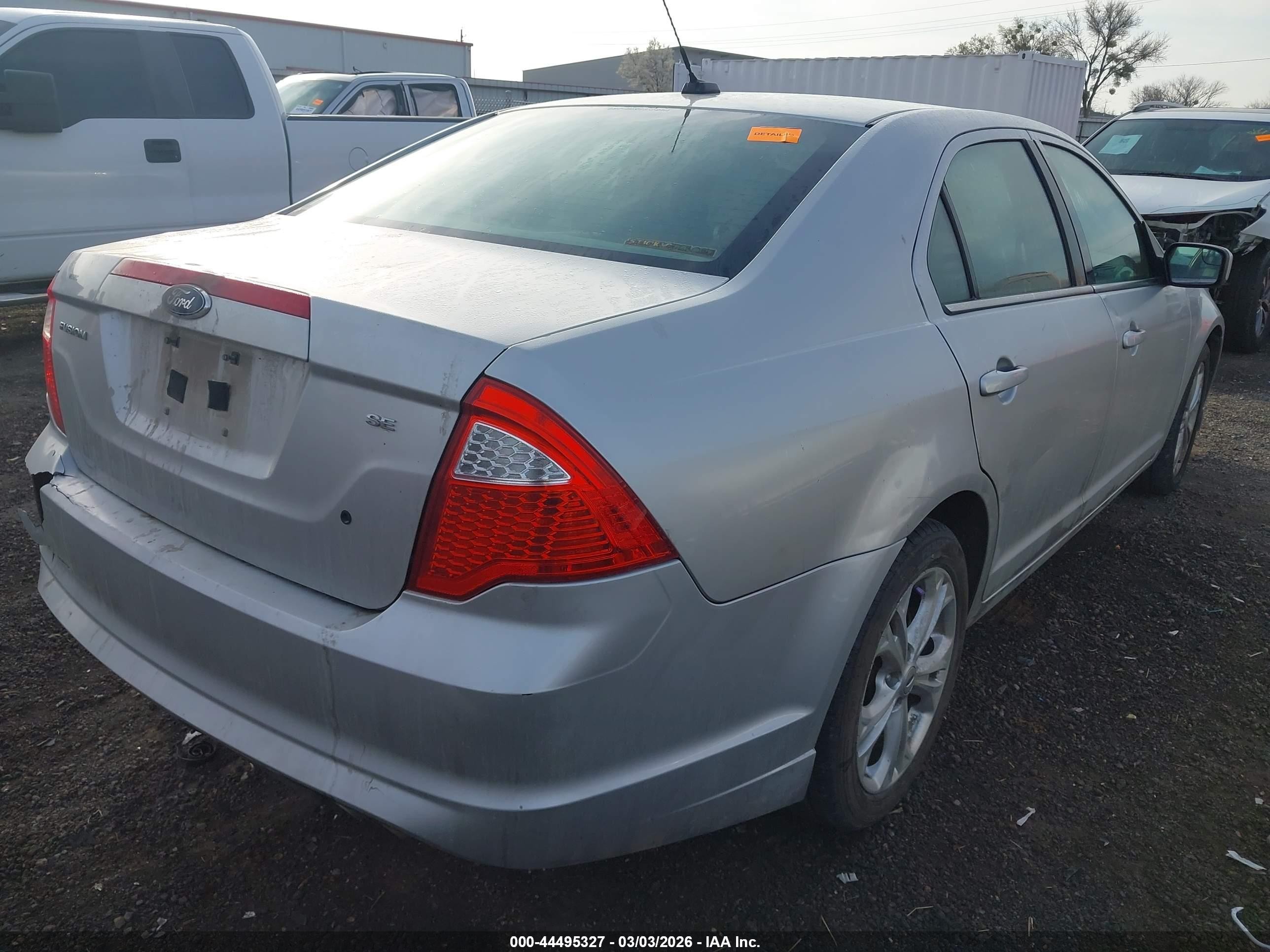 2012 Ford Fusion Se Серебряный vin: 3FAHP0HA9CR354539