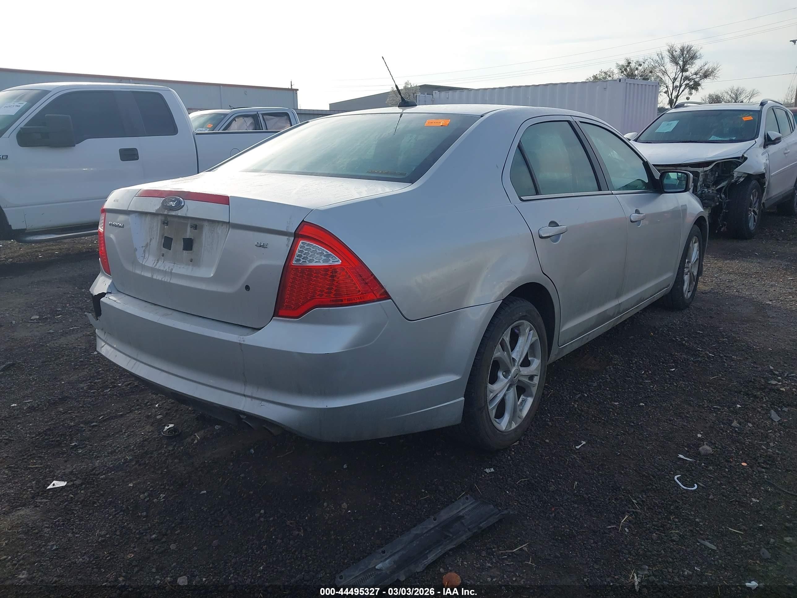 2012 Ford Fusion Se Серебряный vin: 3FAHP0HA9CR354539