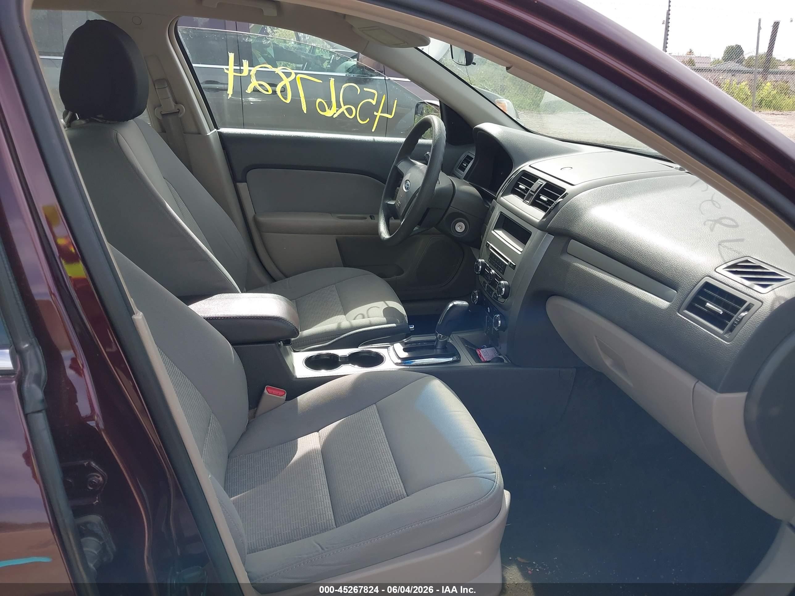 2012 Ford Fusion Se Burgundy vin: 3FAHP0HA9CR373642