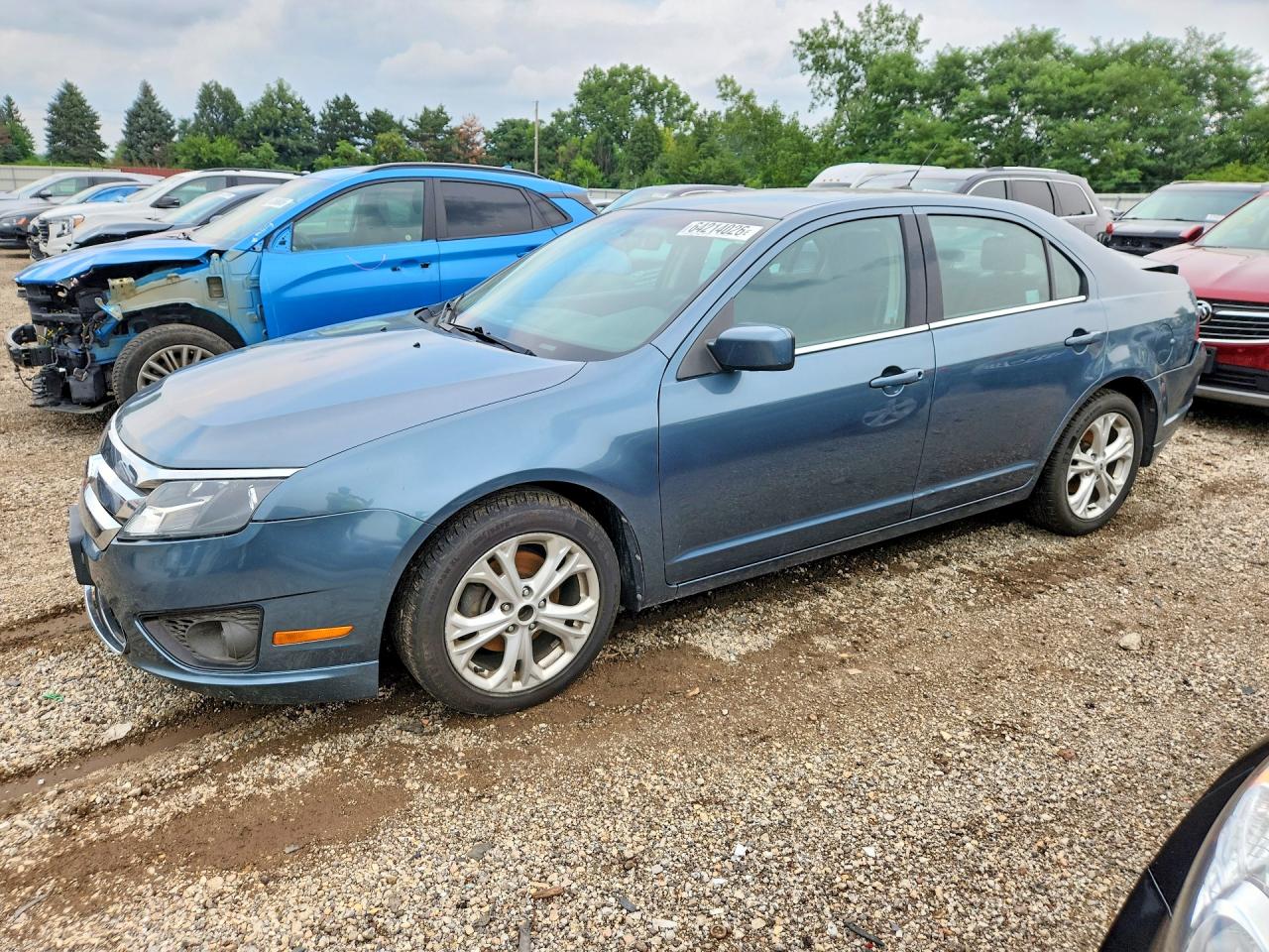 2012 Ford Fusion Se Blue vin: 3FAHP0HA9CR409118