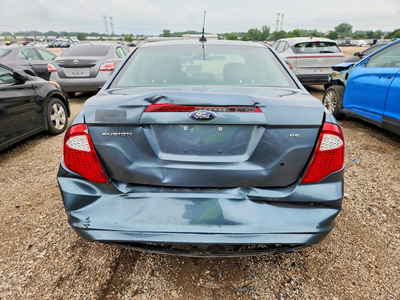 2012 Ford Fusion Se Blue vin: 3FAHP0HA9CR409118