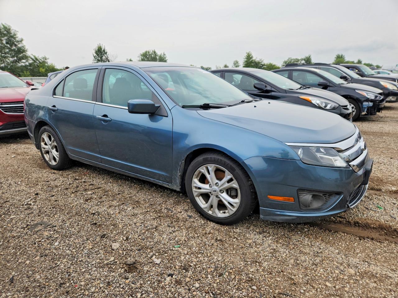 2012 Ford Fusion Se Blue vin: 3FAHP0HA9CR409118