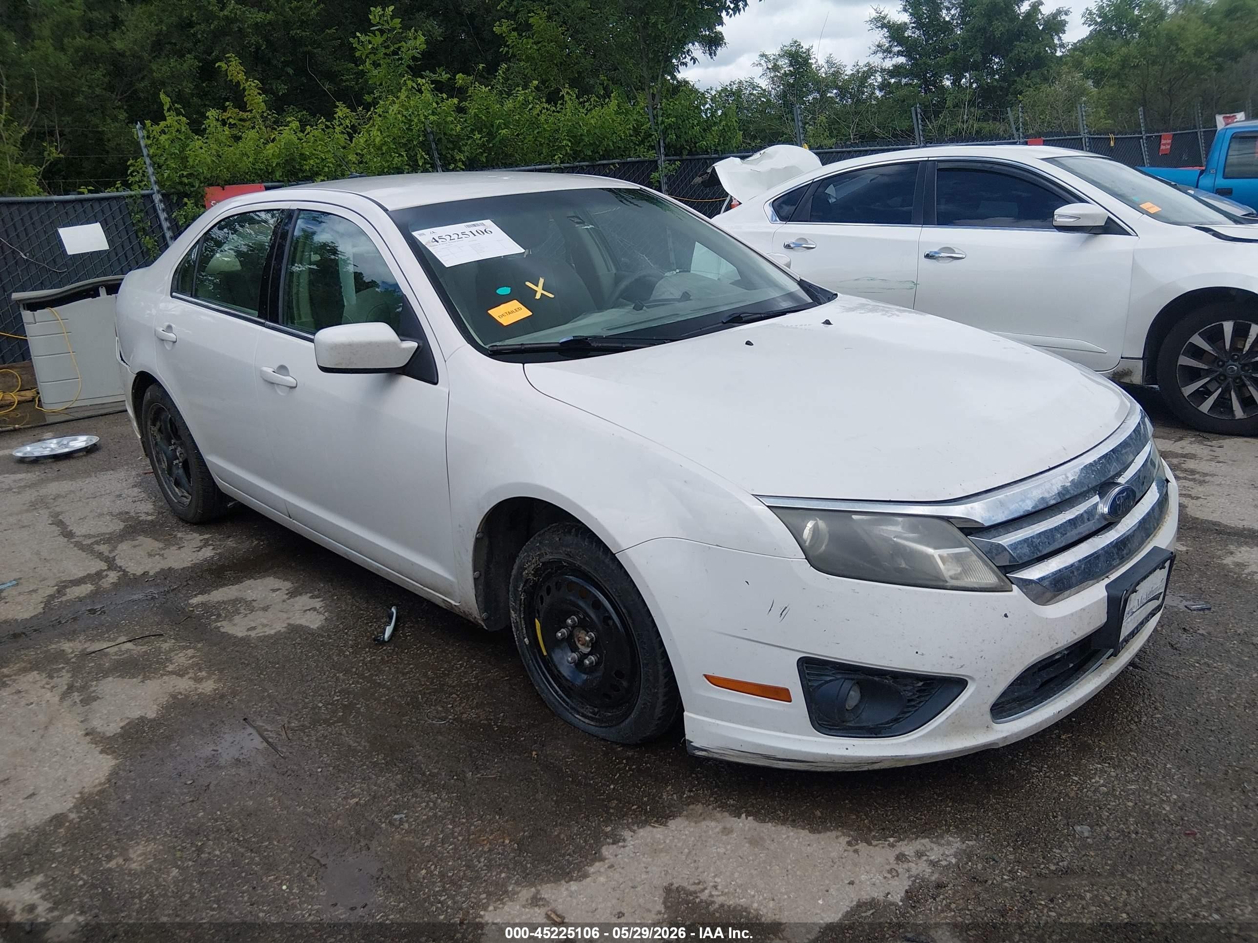 2010 Ford Fusion Se Белый vin: 3FAHP0HAXAR117202