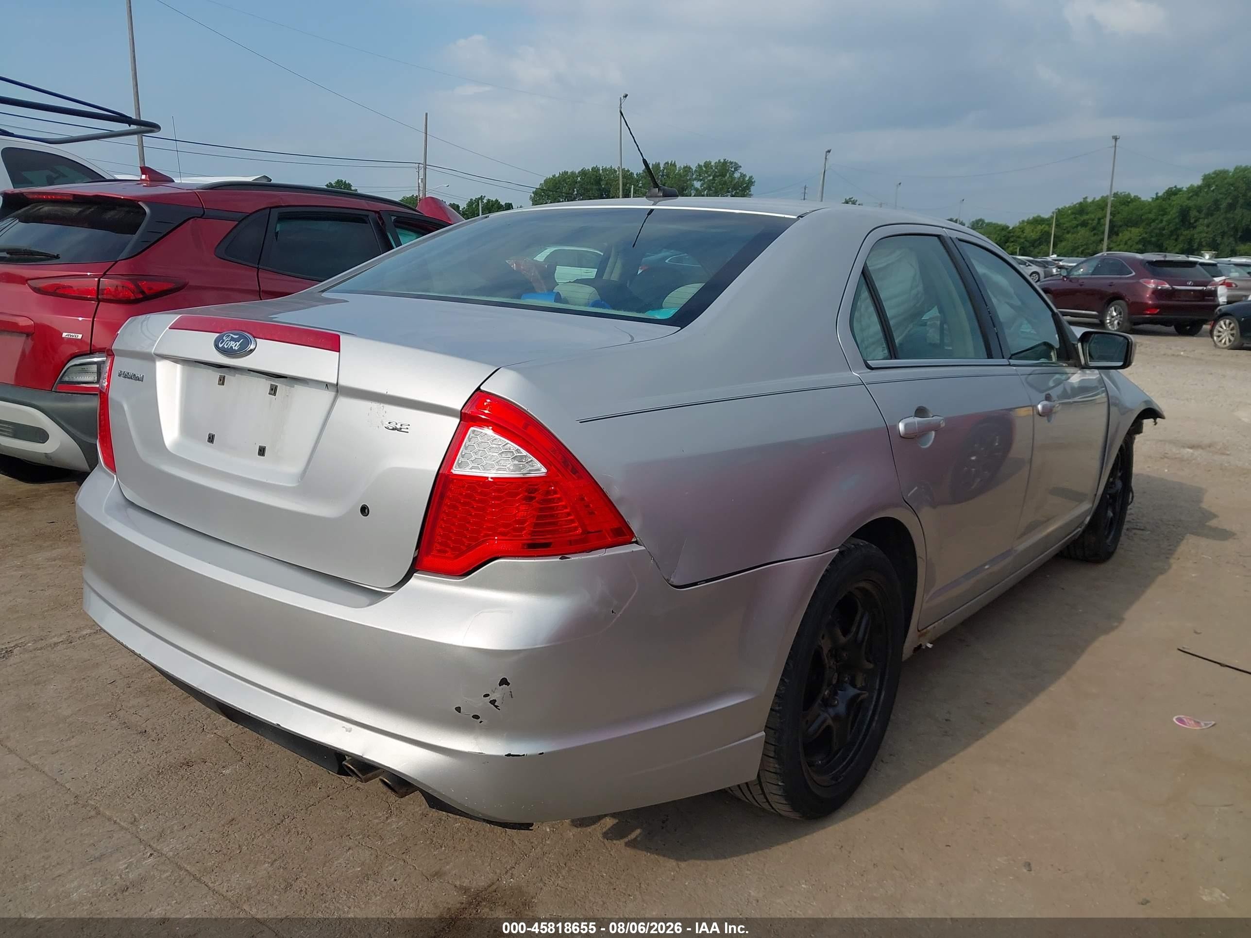2010 Ford Fusion Se Silver vin: 3FAHP0HAXAR157389