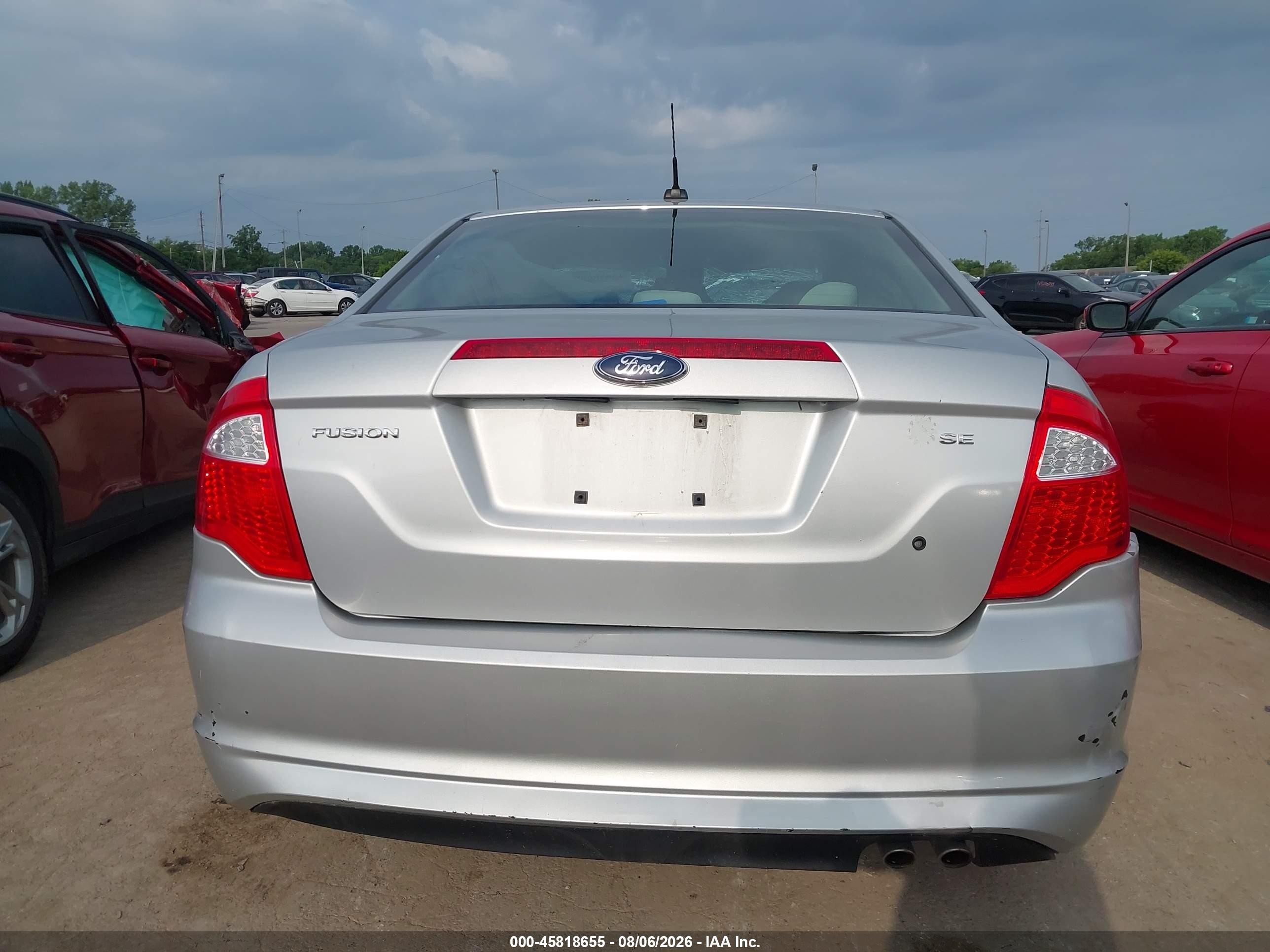 2010 Ford Fusion Se Silver vin: 3FAHP0HAXAR157389