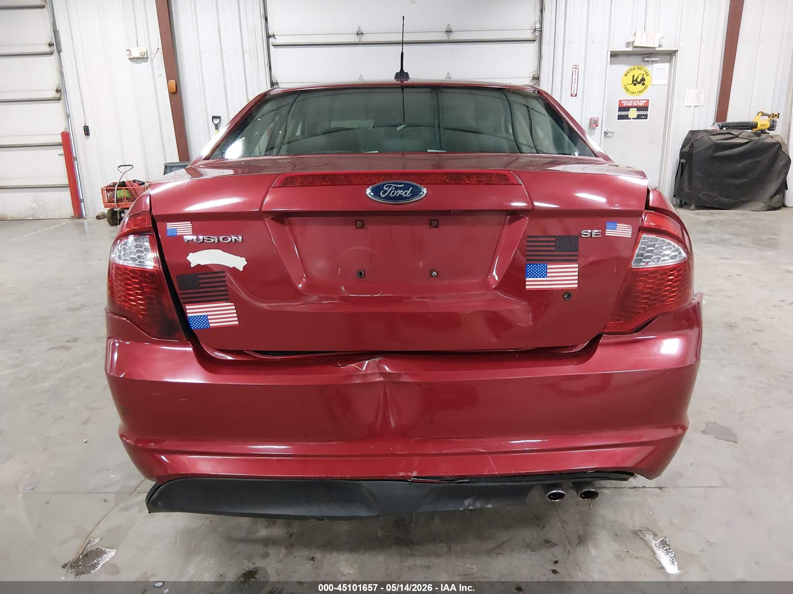 2010 Ford Fusion Se Красный vin: 3FAHP0HAXAR169817