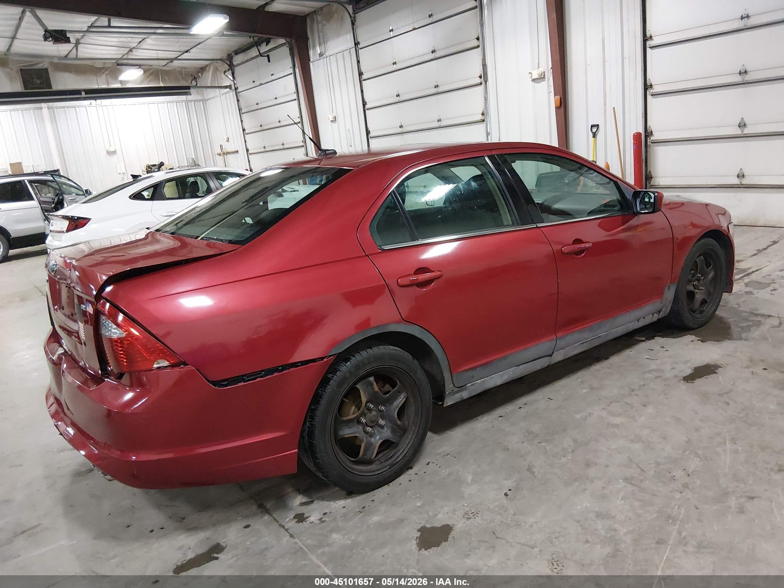 2010 Ford Fusion Se Красный vin: 3FAHP0HAXAR169817