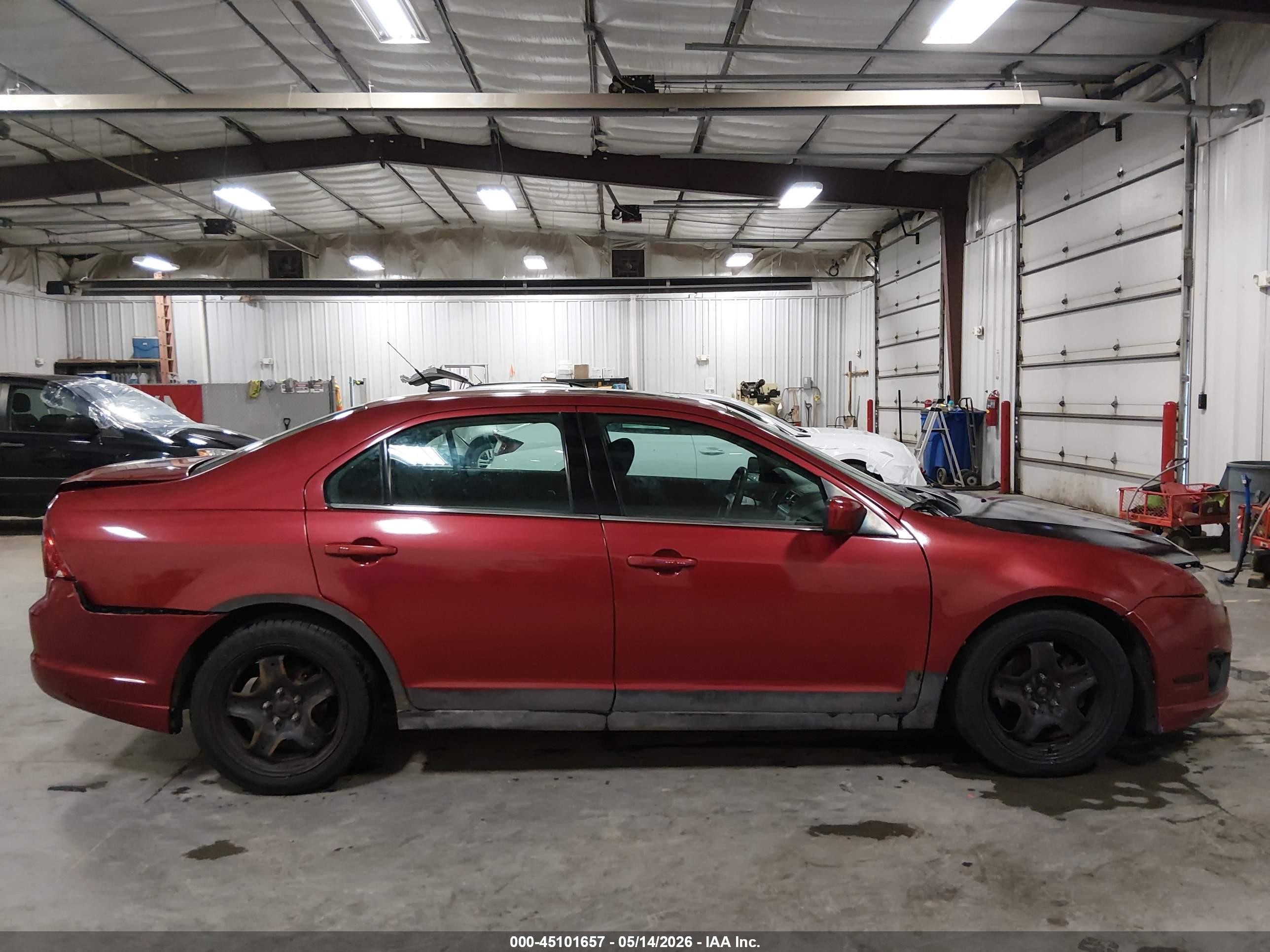 2010 Ford Fusion Se Красный vin: 3FAHP0HAXAR169817