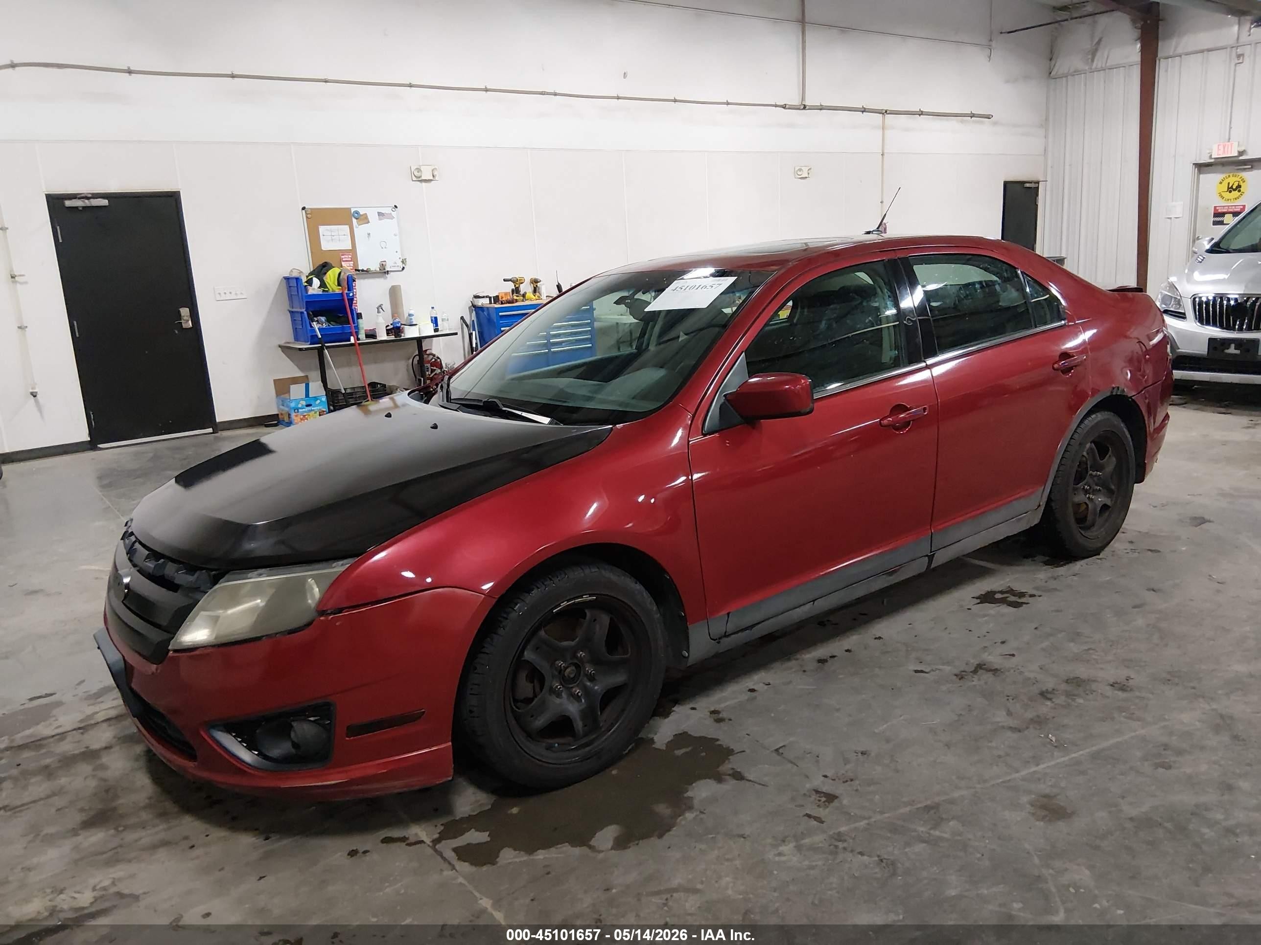 2010 Ford Fusion Se Красный vin: 3FAHP0HAXAR169817