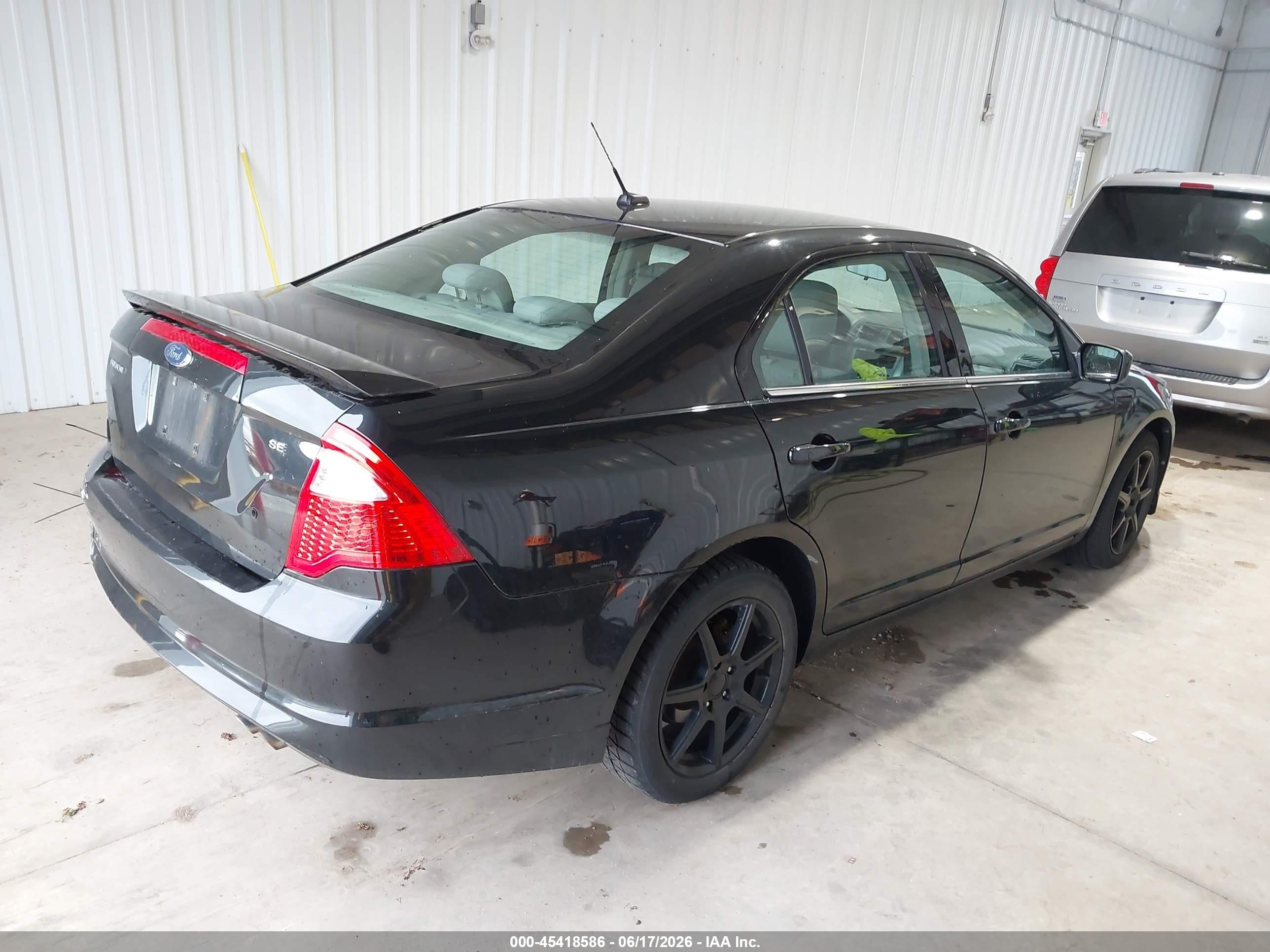 2010 Ford Fusion Se Black vin: 3FAHP0HAXAR184771