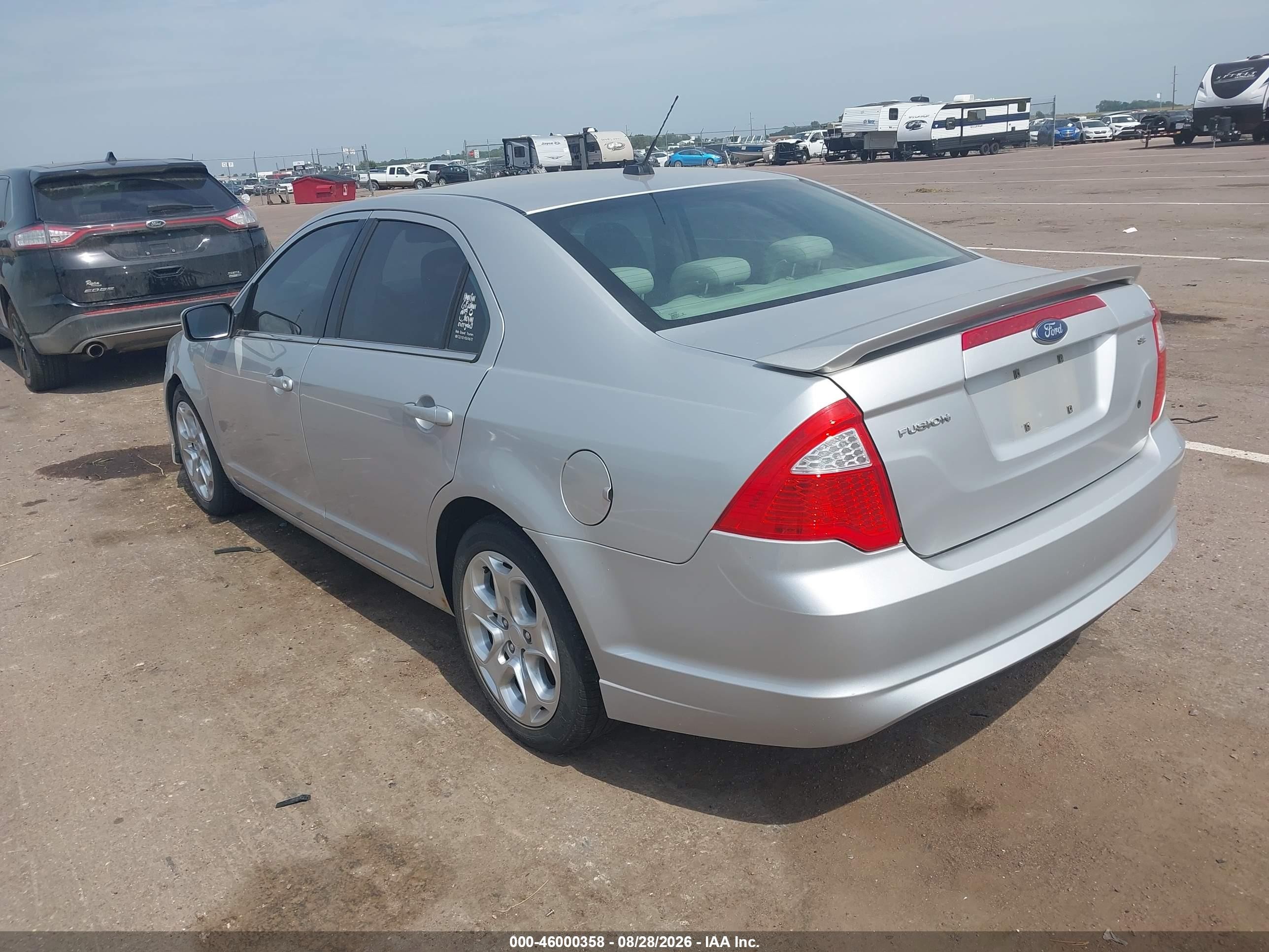 2010 Ford Fusion Se Silver vin: 3FAHP0HAXAR203366