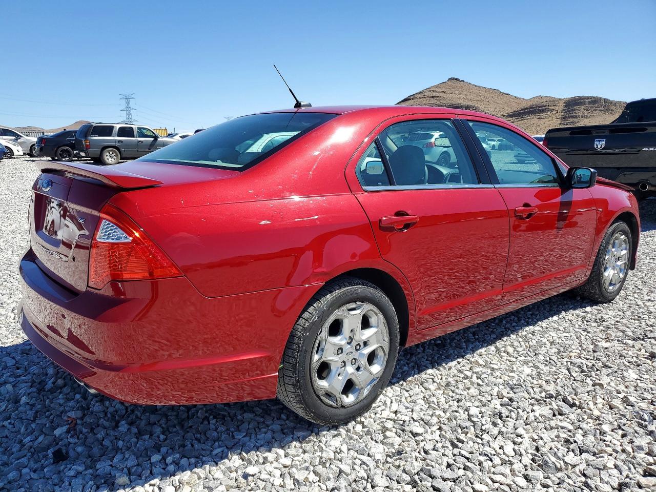 2010 Ford Fusion Se Red vin: 3FAHP0HAXAR216862