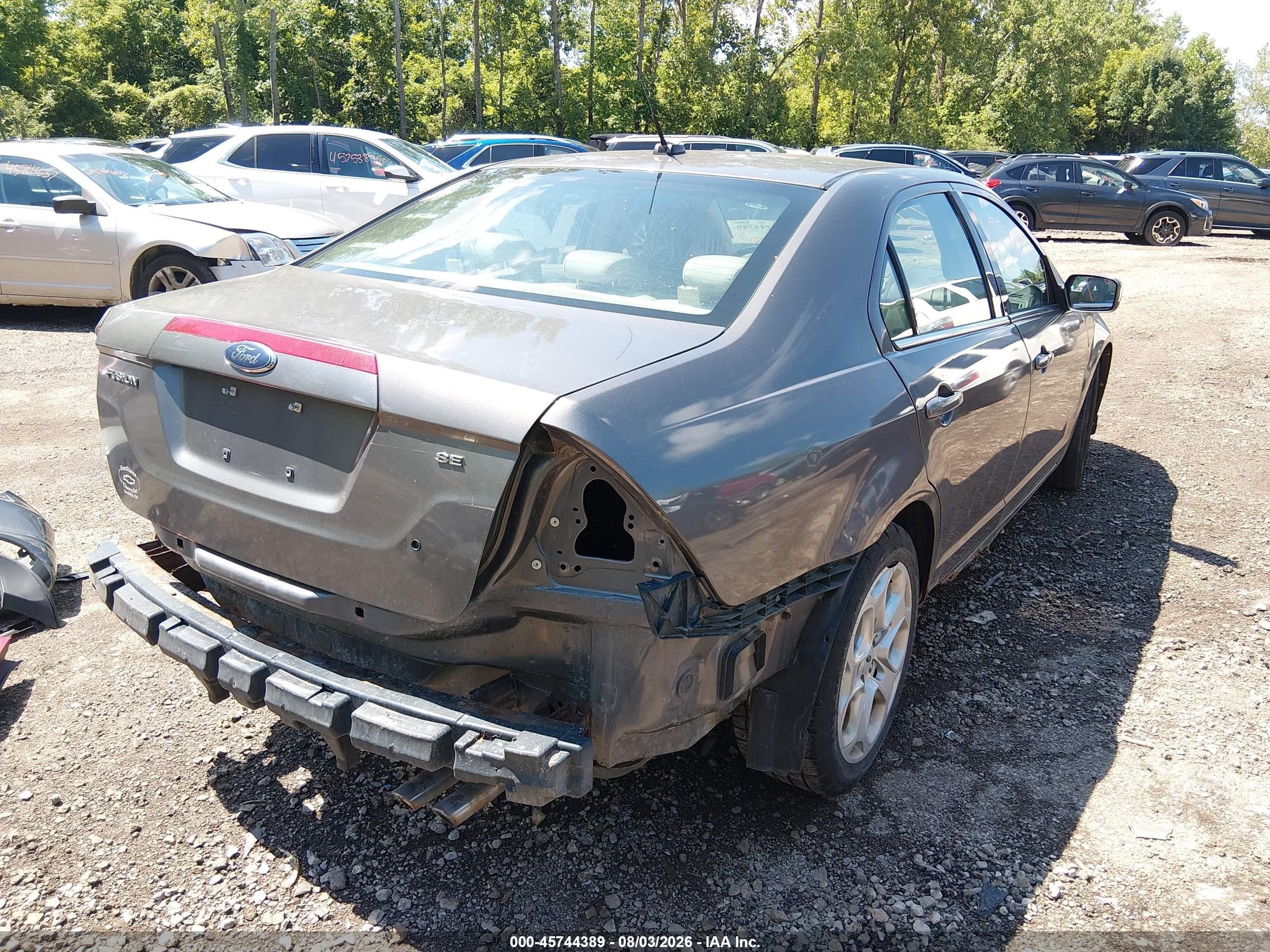 2010 Ford Fusion Se Gray vin: 3FAHP0HAXAR228428