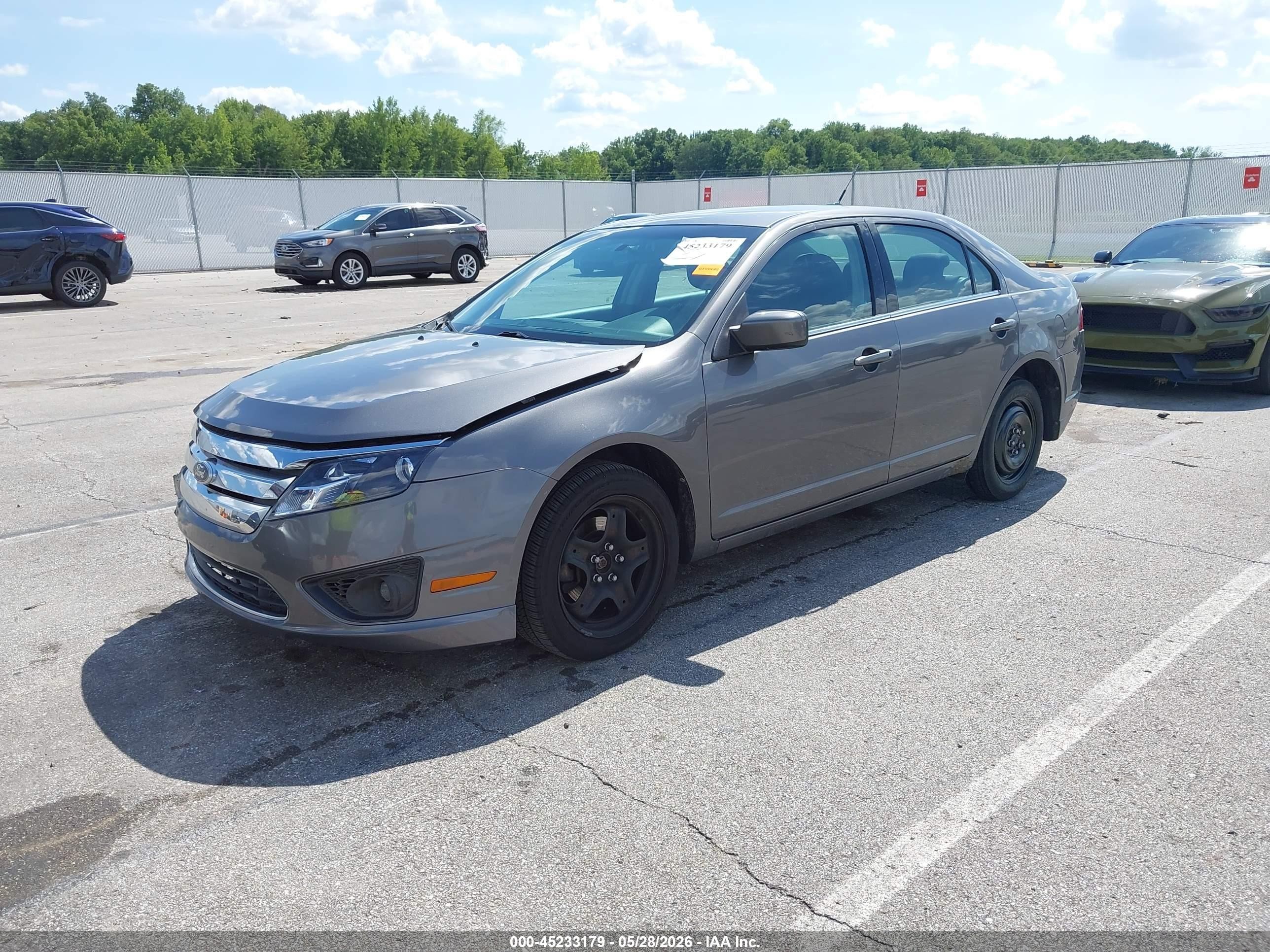 2010 Ford Fusion Se Gray vin: 3FAHP0HAXAR277936