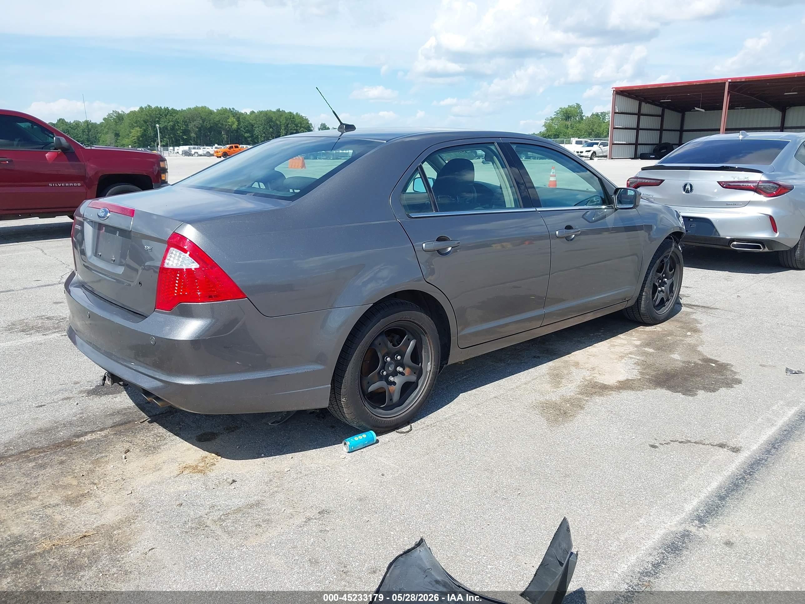 2010 Ford Fusion Se Gray vin: 3FAHP0HAXAR277936