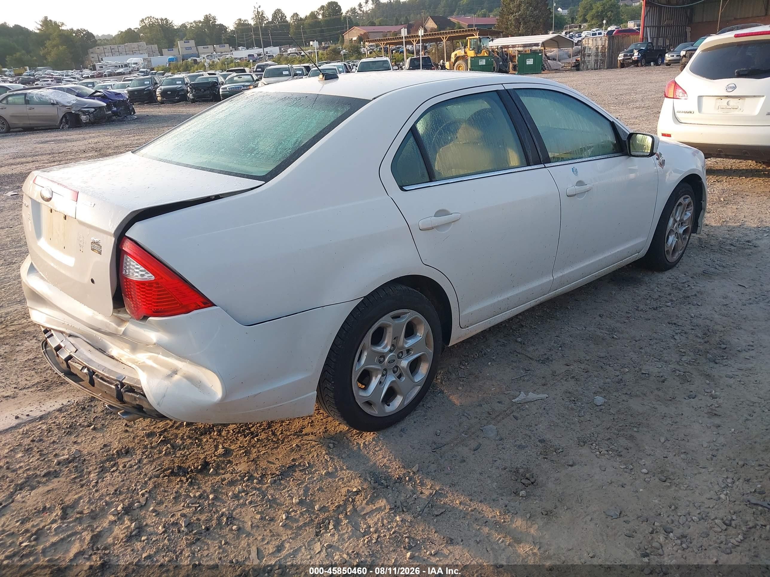 2010 Ford Fusion Se White vin: 3FAHP0HAXAR308022