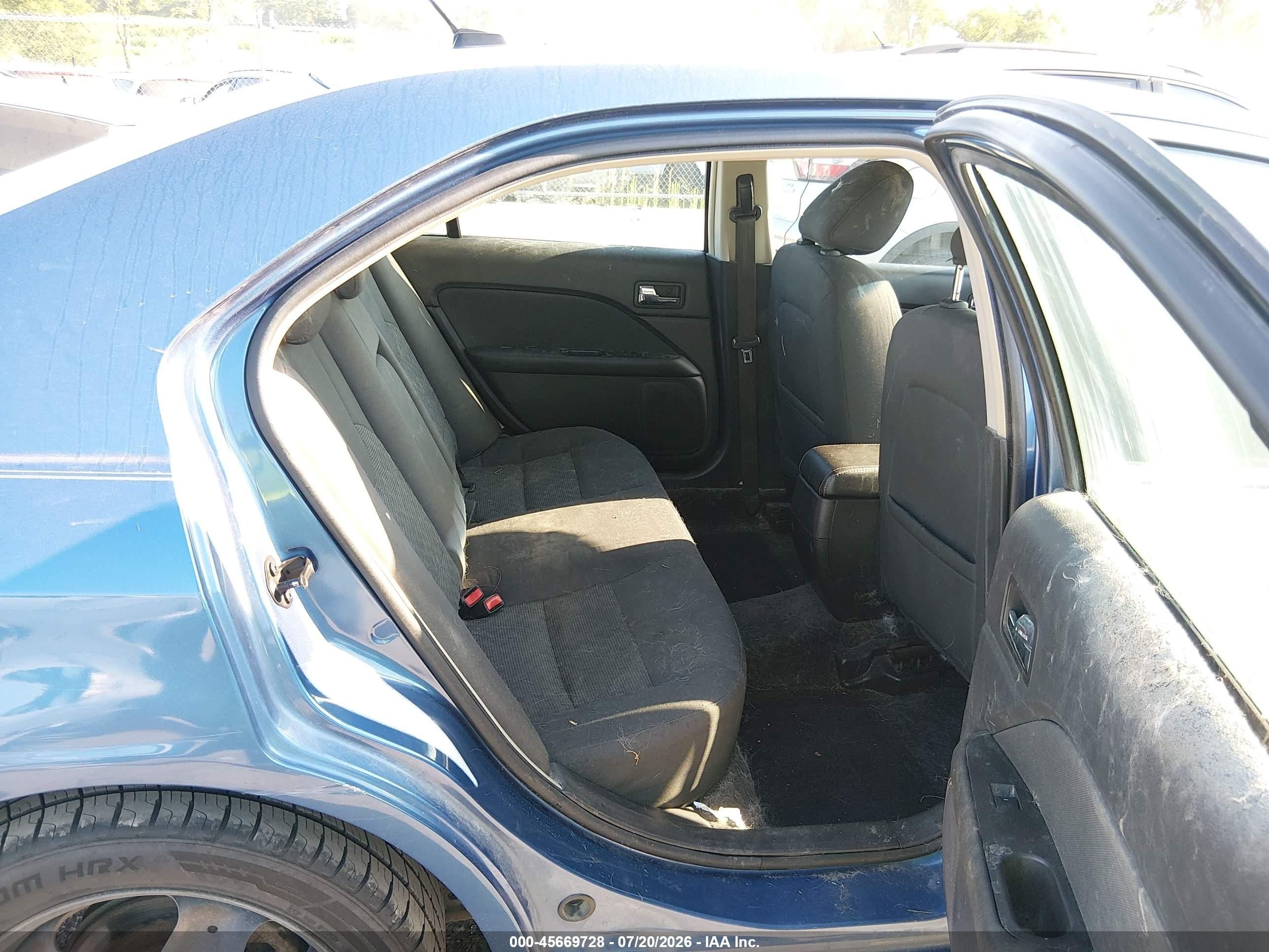 2010 Ford Fusion Se Blue vin: 3FAHP0HAXAR324513