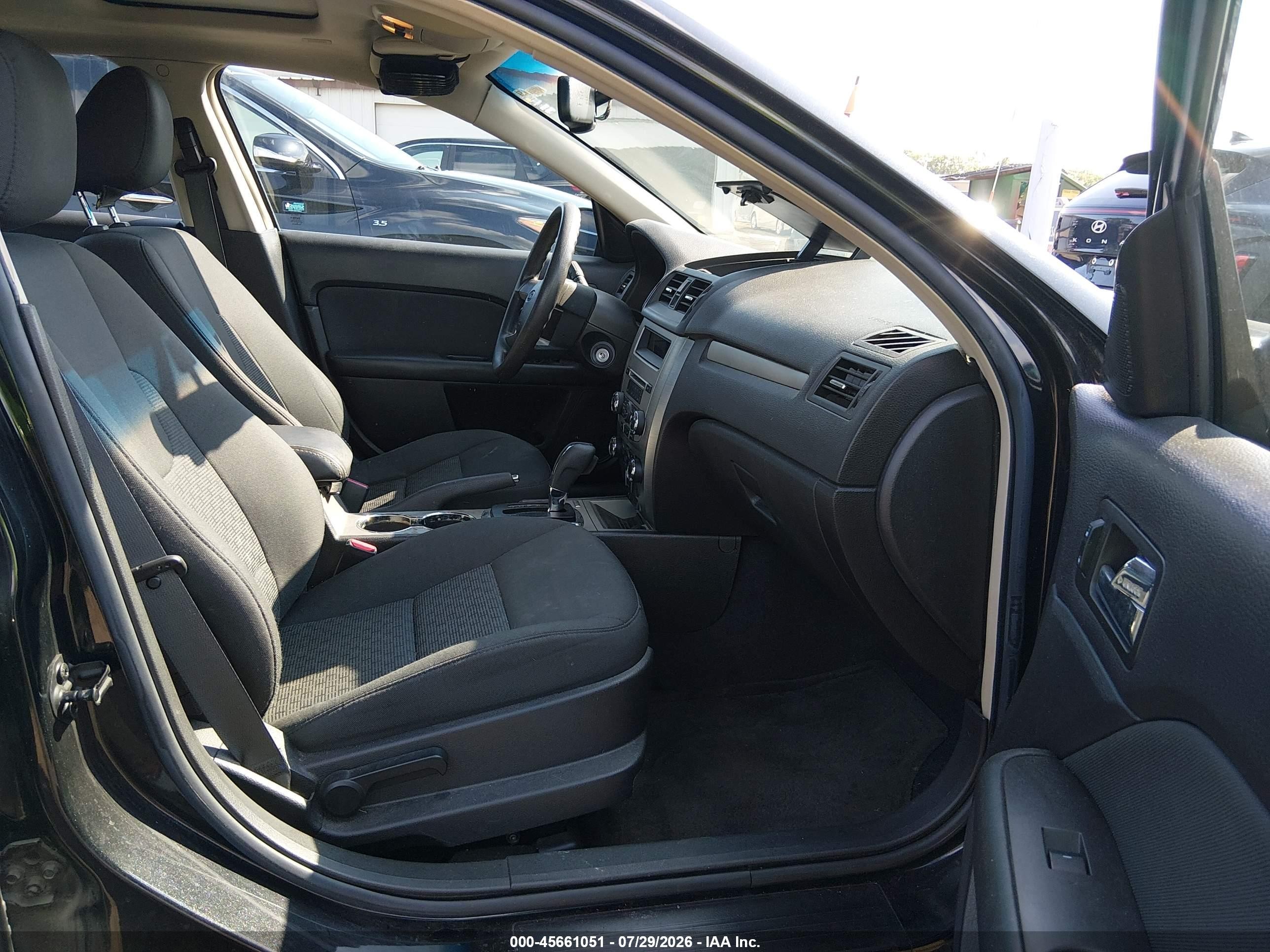 2010 Ford Fusion Se Black vin: 3FAHP0HAXAR327797