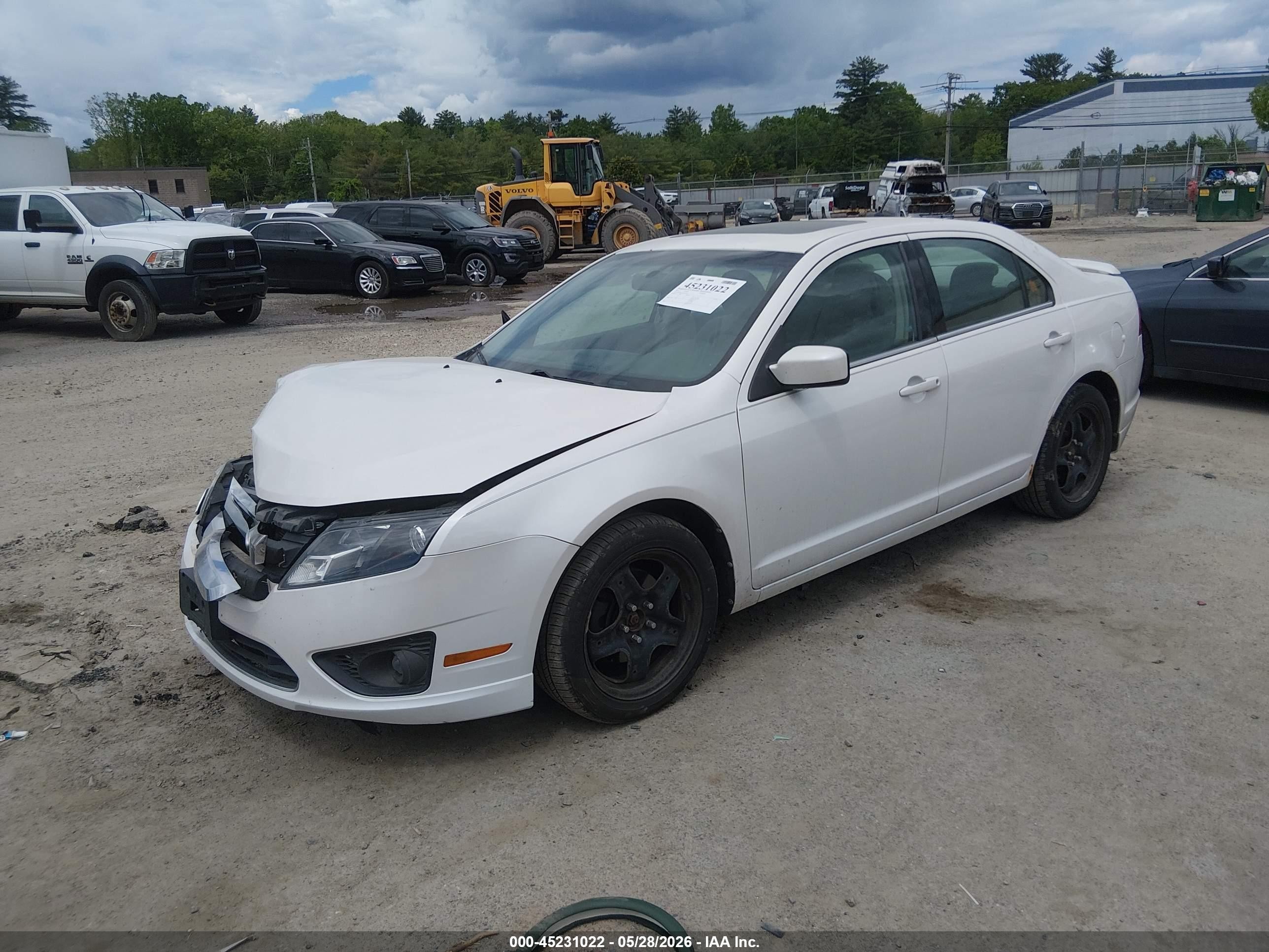 2010 Ford Fusion Se Белый vin: 3FAHP0HAXAR364512