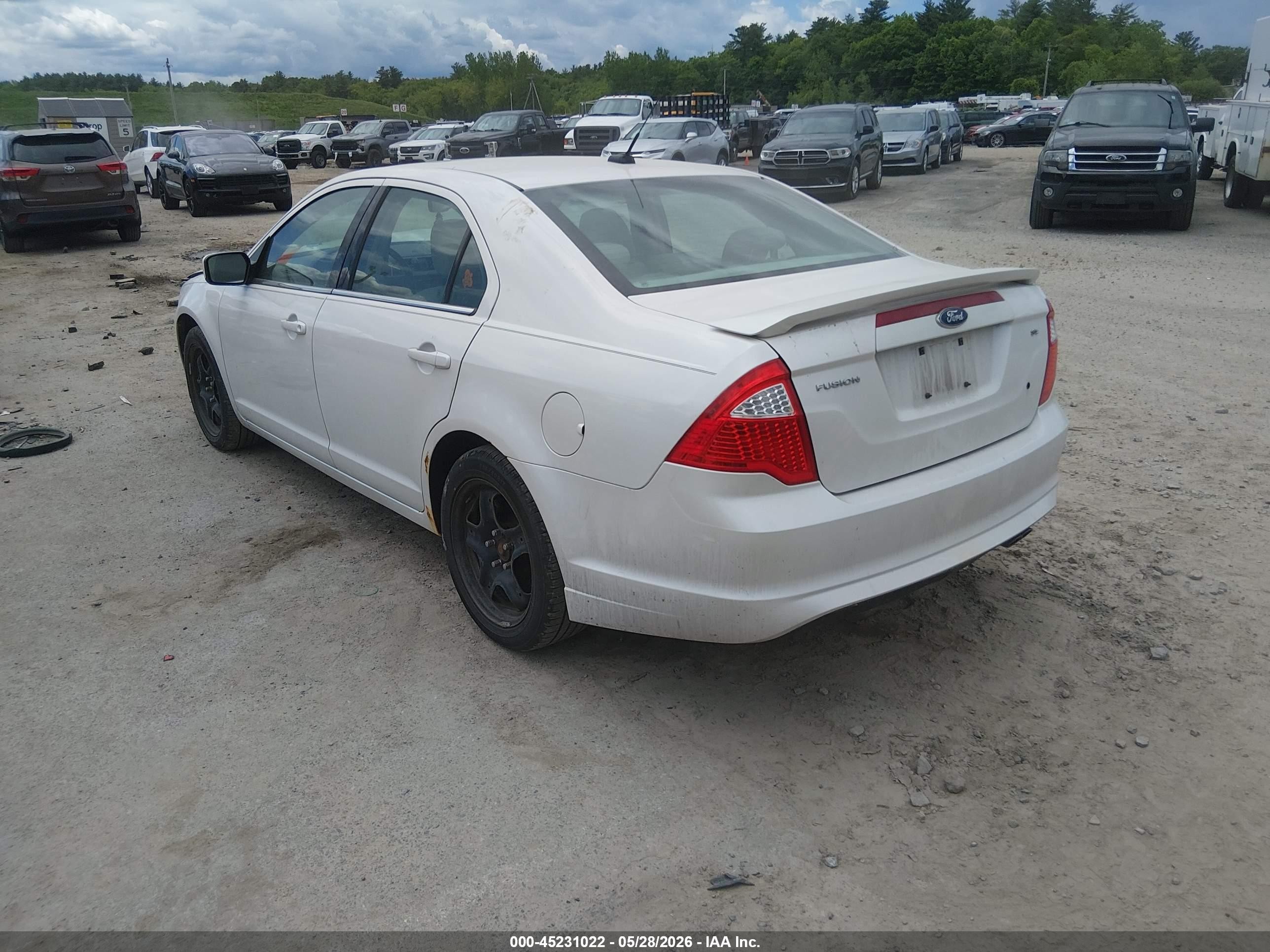 2010 Ford Fusion Se Белый vin: 3FAHP0HAXAR364512