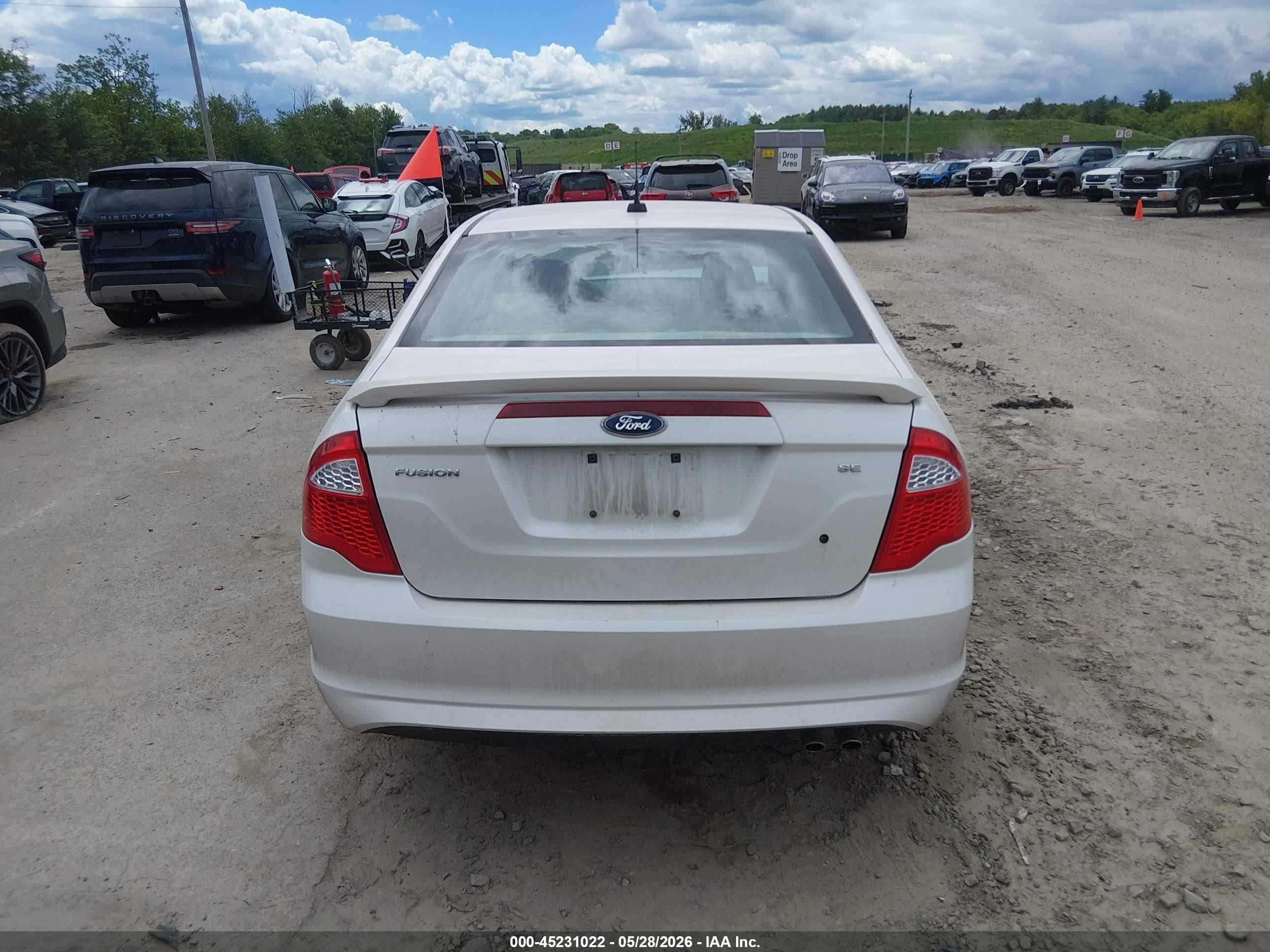 2010 Ford Fusion Se Белый vin: 3FAHP0HAXAR364512