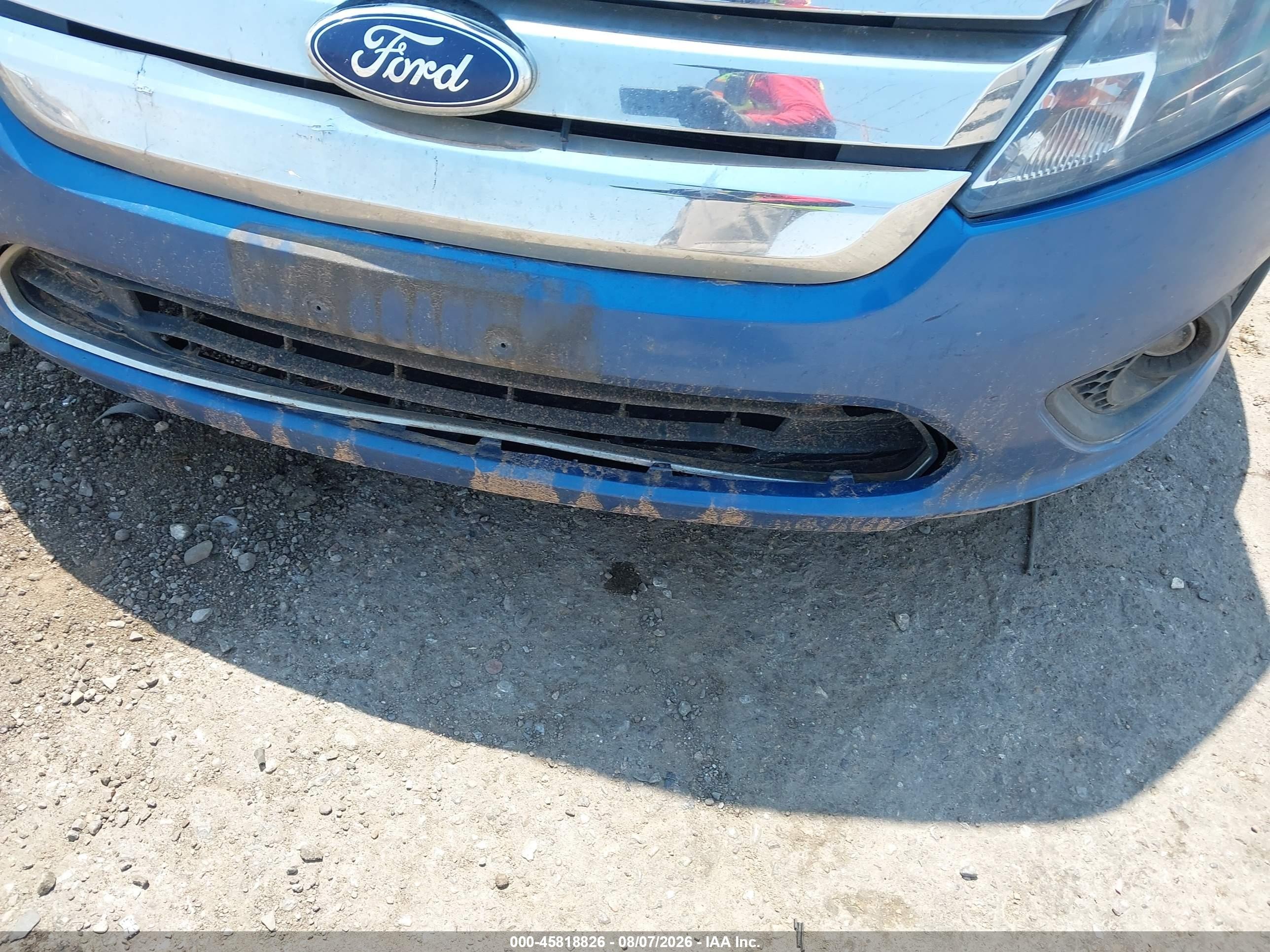 2010 Ford Fusion Se Blue vin: 3FAHP0HAXAR394495