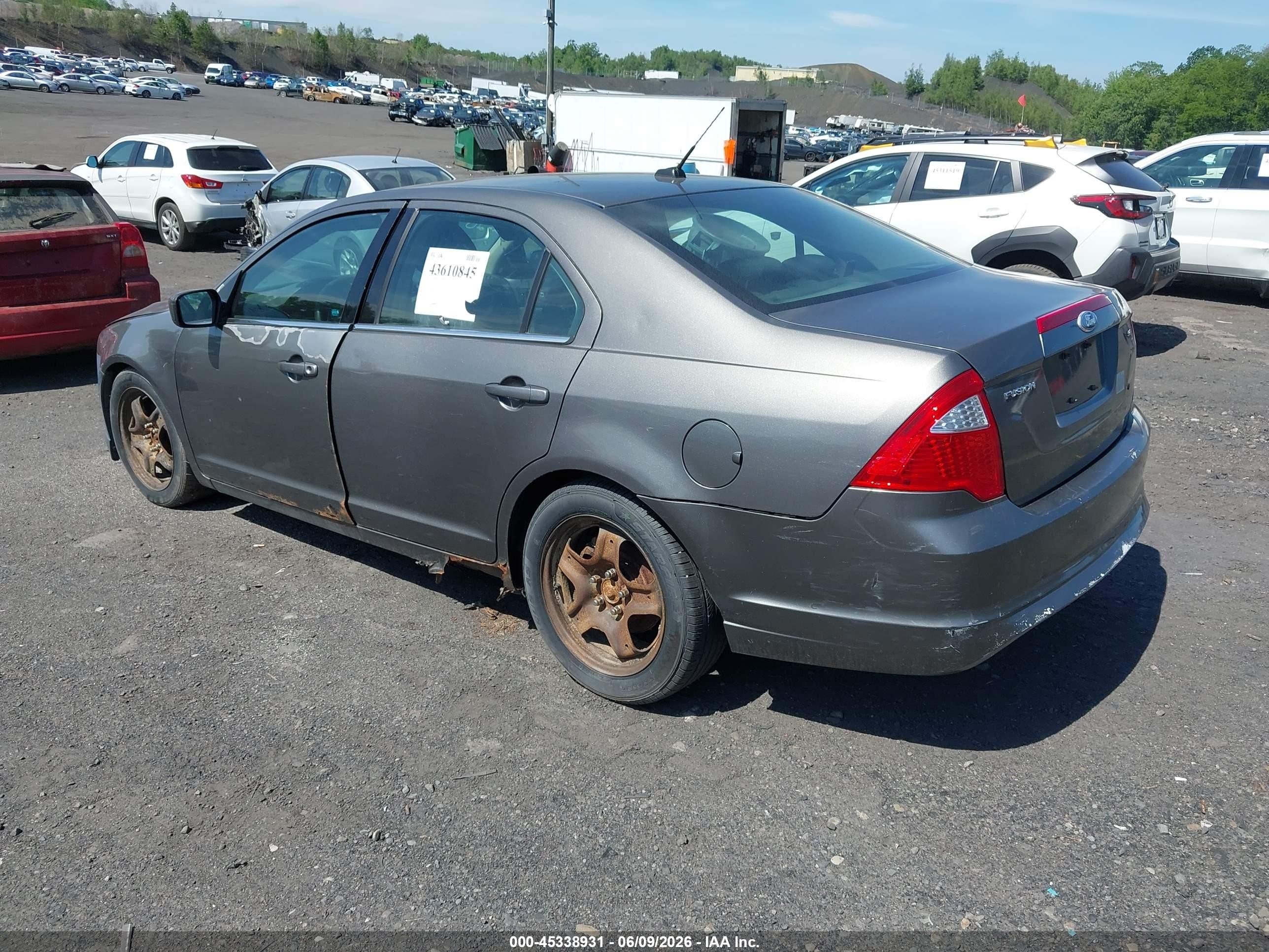 2010 Ford Fusion Se Серый vin: 3FAHP0HAXAR394836