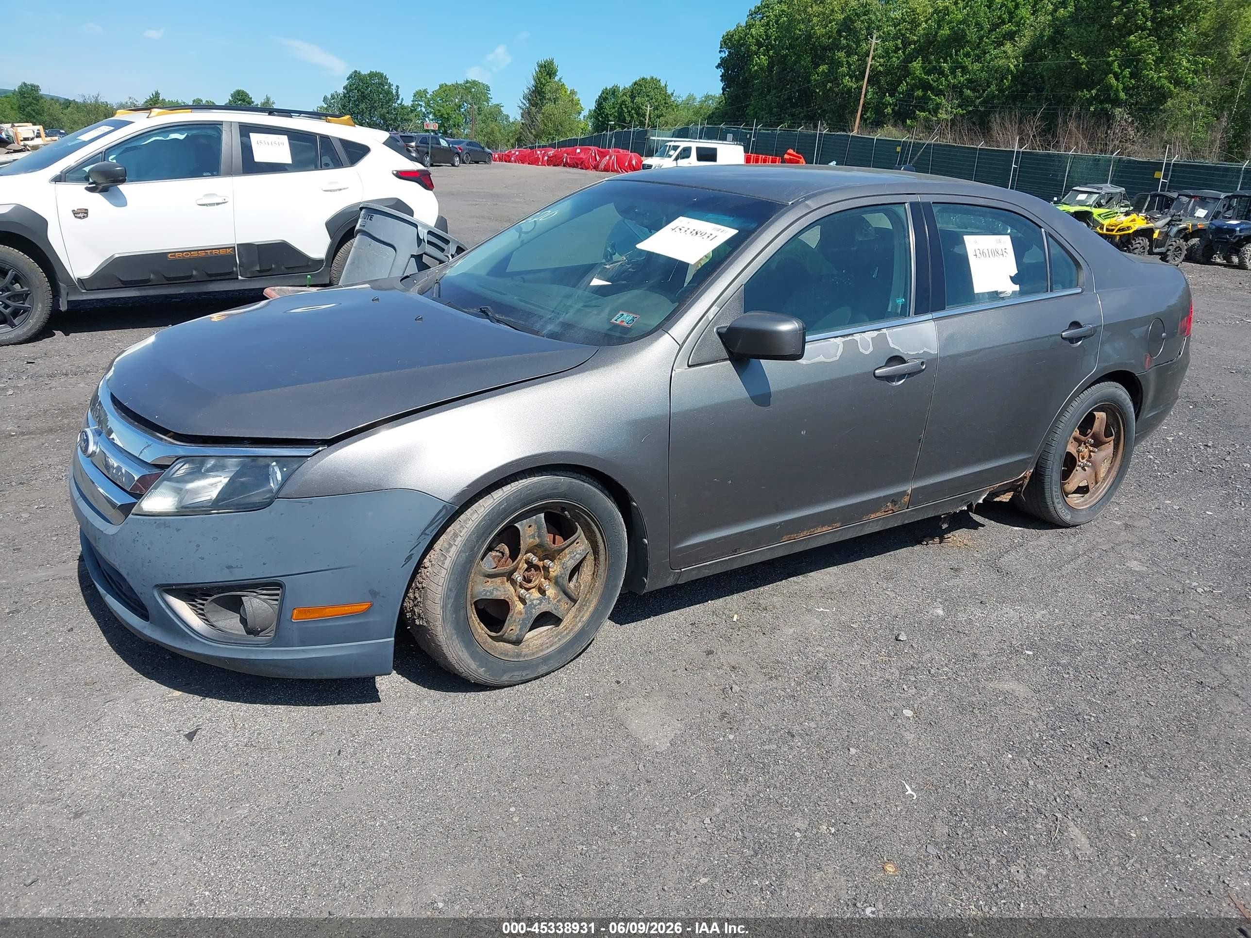 2010 Ford Fusion Se Серый vin: 3FAHP0HAXAR394836
