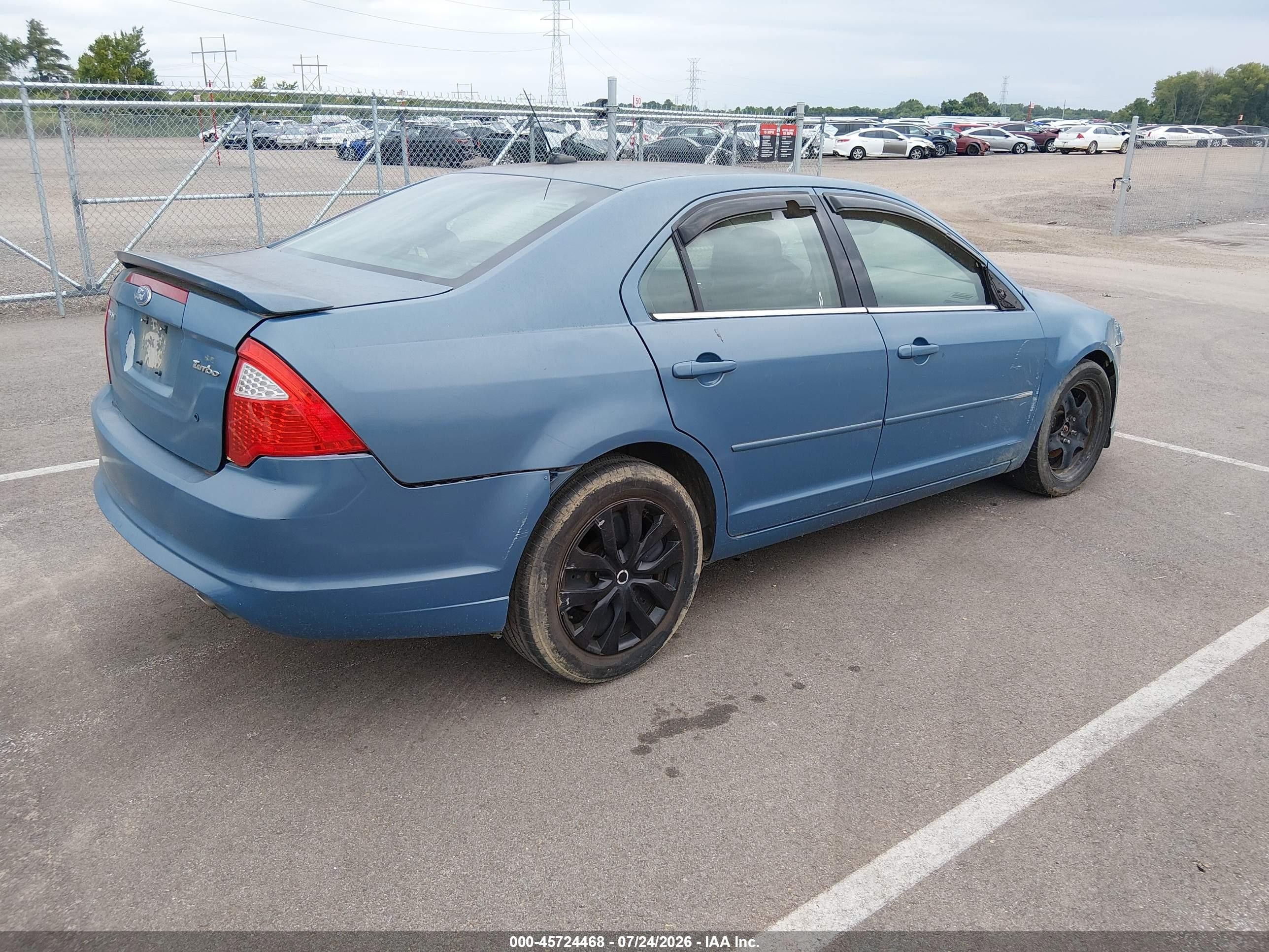 2010 Ford Fusion Se Blue vin: 3FAHP0HAXAR414566