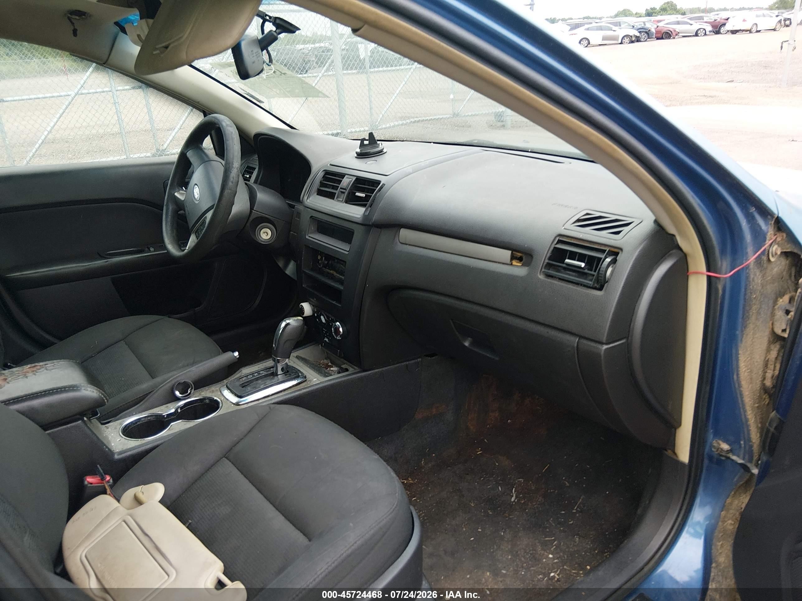 2010 Ford Fusion Se Blue vin: 3FAHP0HAXAR414566