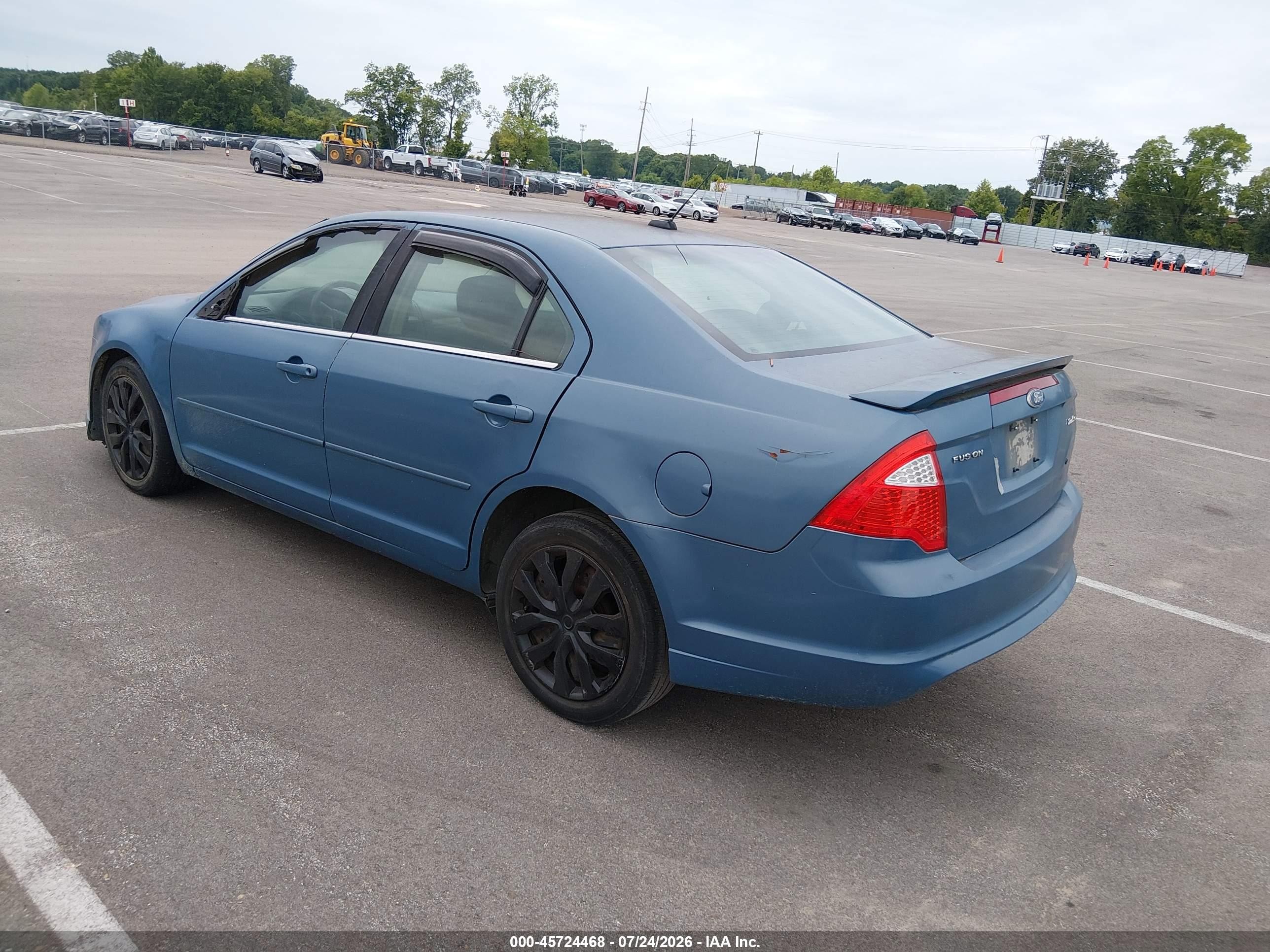 2010 Ford Fusion Se Blue vin: 3FAHP0HAXAR414566