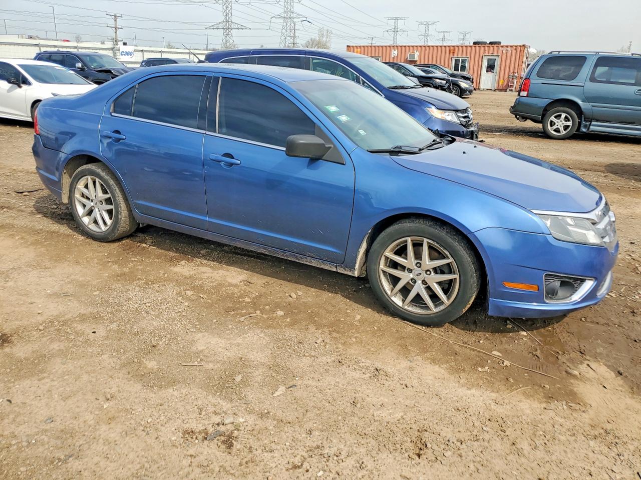2010 Ford Fusion Se Blue vin: 3FAHP0HAXAR418102