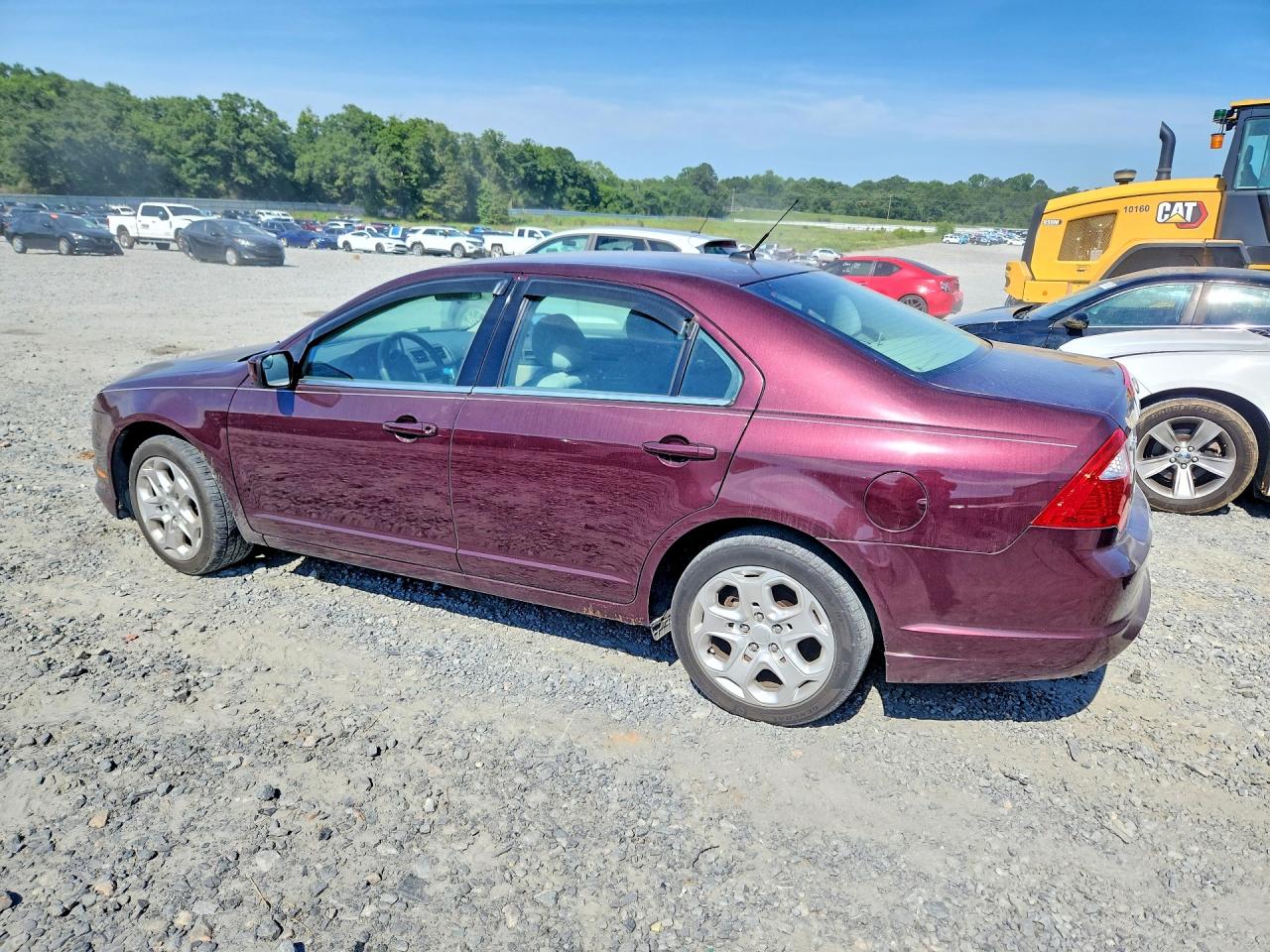 2011 Ford Fusion Se Purple vin: 3FAHP0HAXBR117797