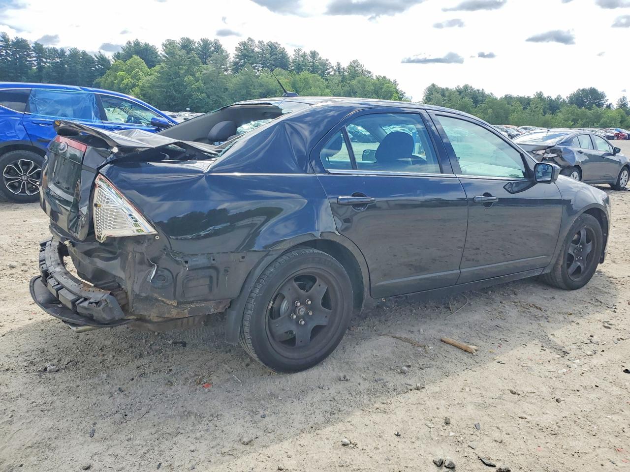 2011 Ford Fusion Se Черный vin: 3FAHP0HAXBR124975