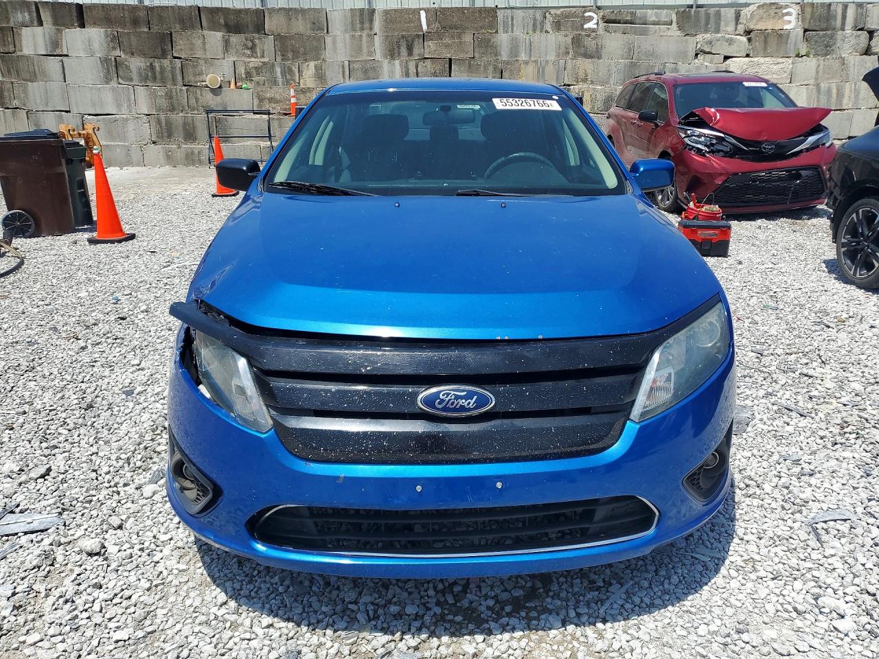 2011 Ford Fusion Se Blue vin: 3FAHP0HAXBR179068
