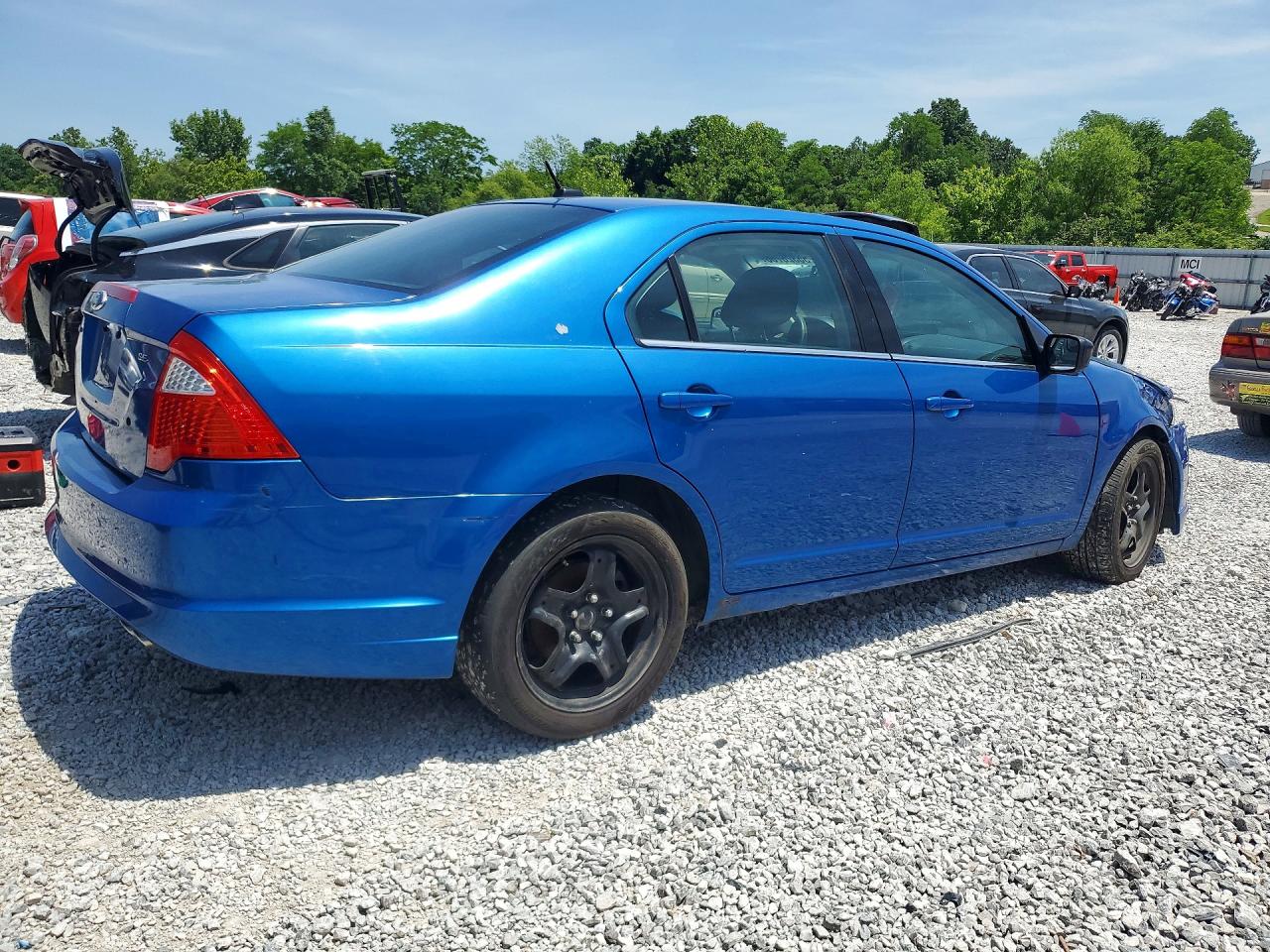 2011 Ford Fusion Se Blue vin: 3FAHP0HAXBR179068