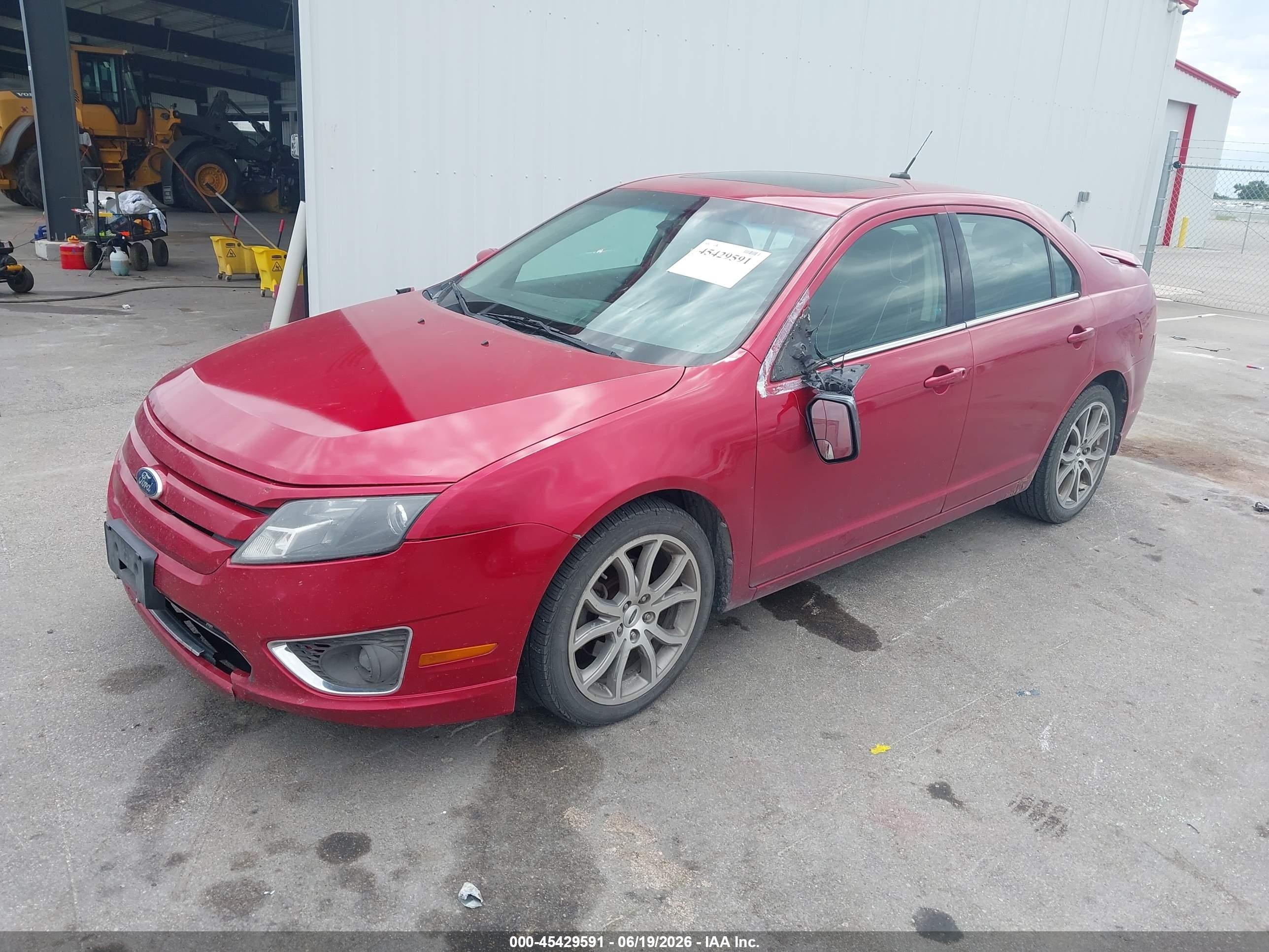 2011 Ford Fusion Se Red vin: 3FAHP0HAXBR184643