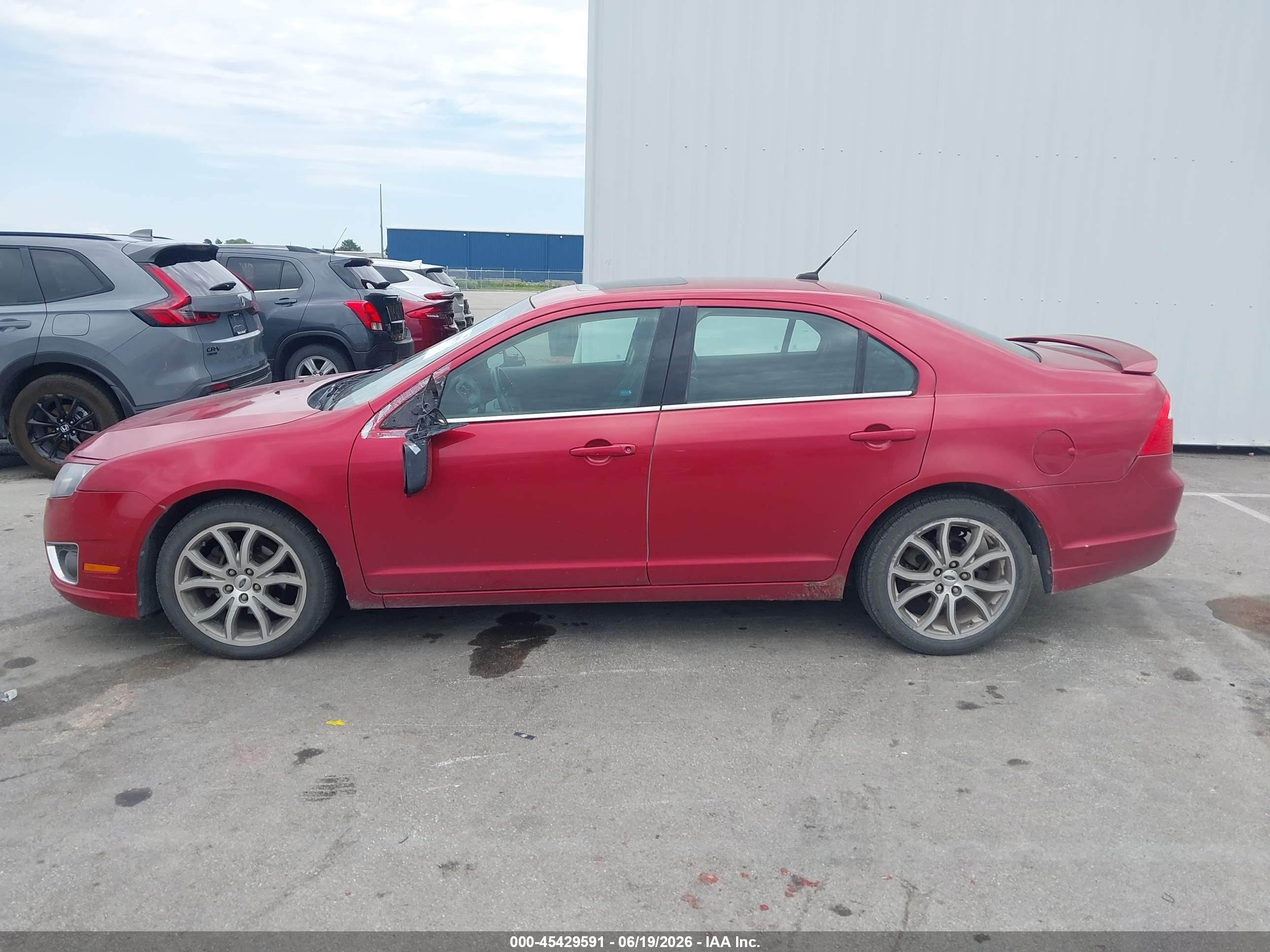 2011 Ford Fusion Se Red vin: 3FAHP0HAXBR184643