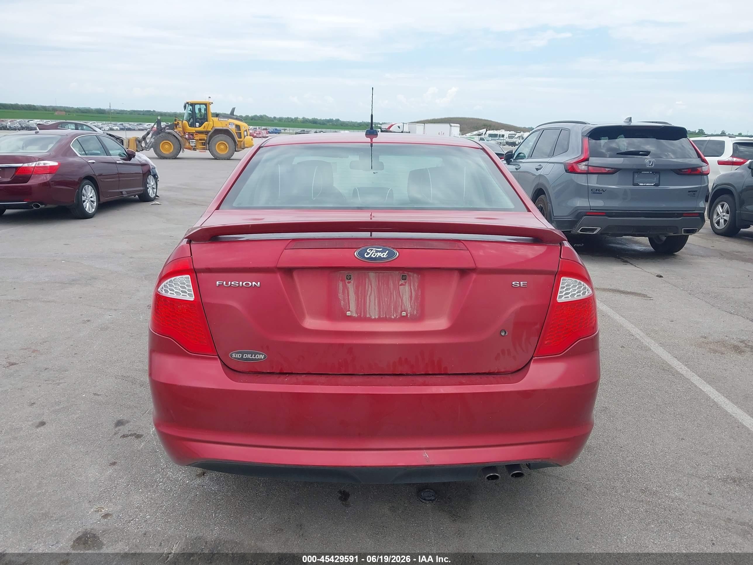 2011 Ford Fusion Se Red vin: 3FAHP0HAXBR184643