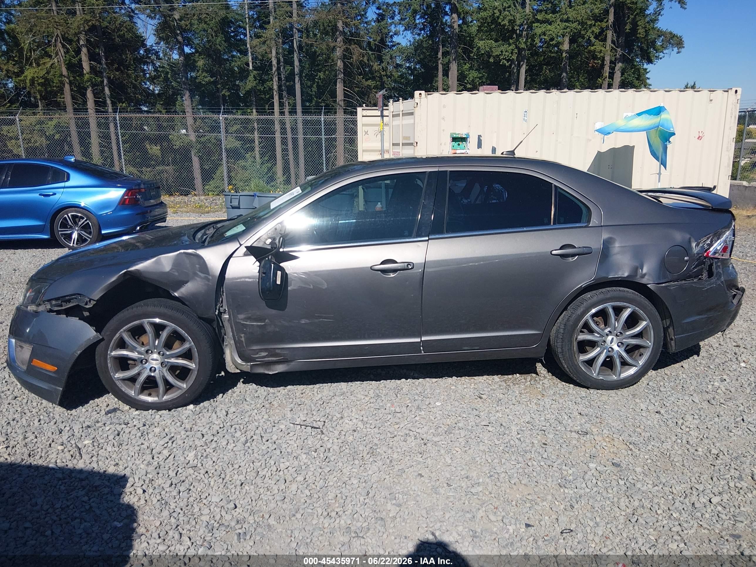 2011 Ford Fusion Se Gray vin: 3FAHP0HAXBR208889