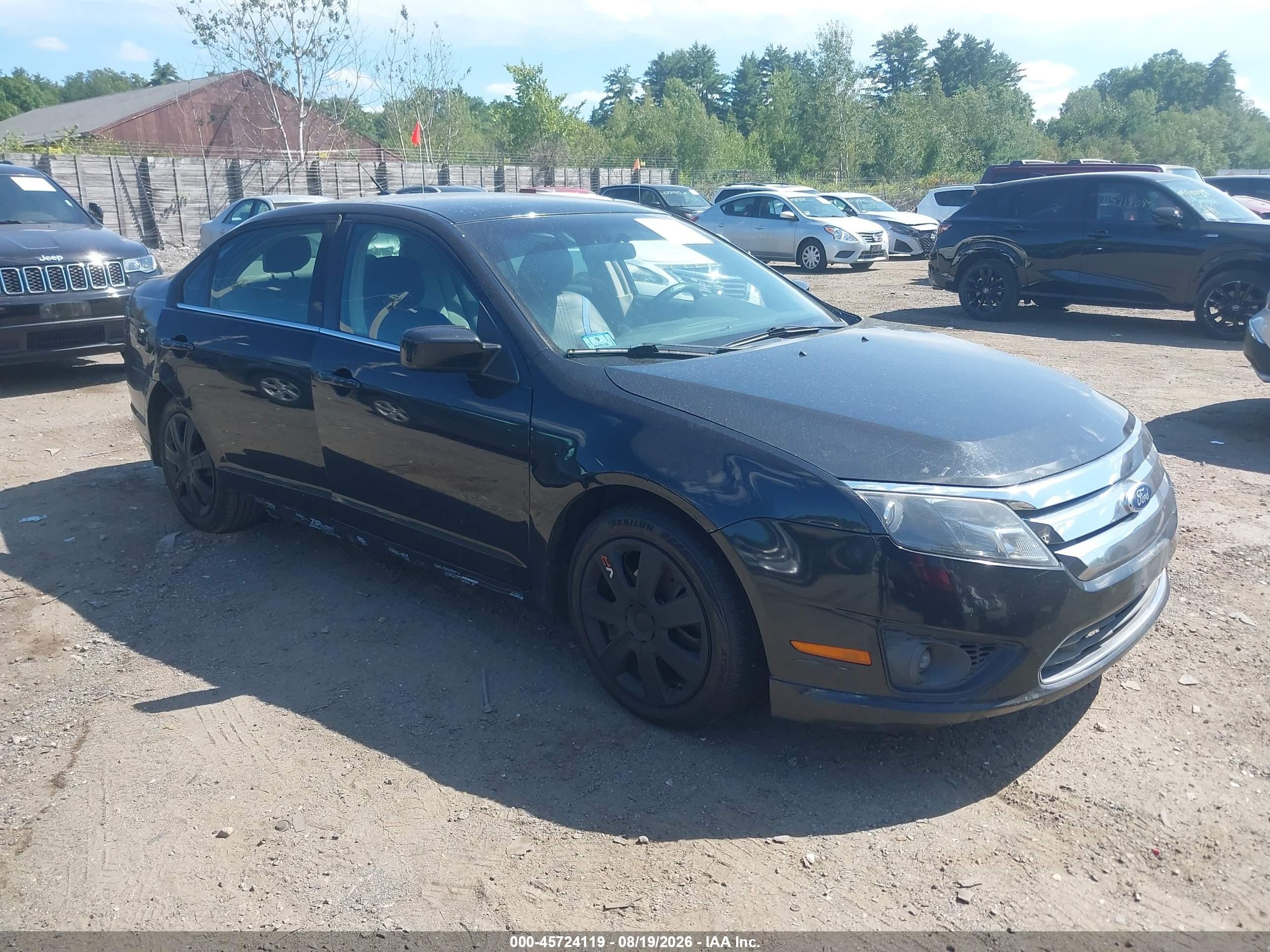 2011 Ford Fusion Se Black vin: 3FAHP0HAXBR213865