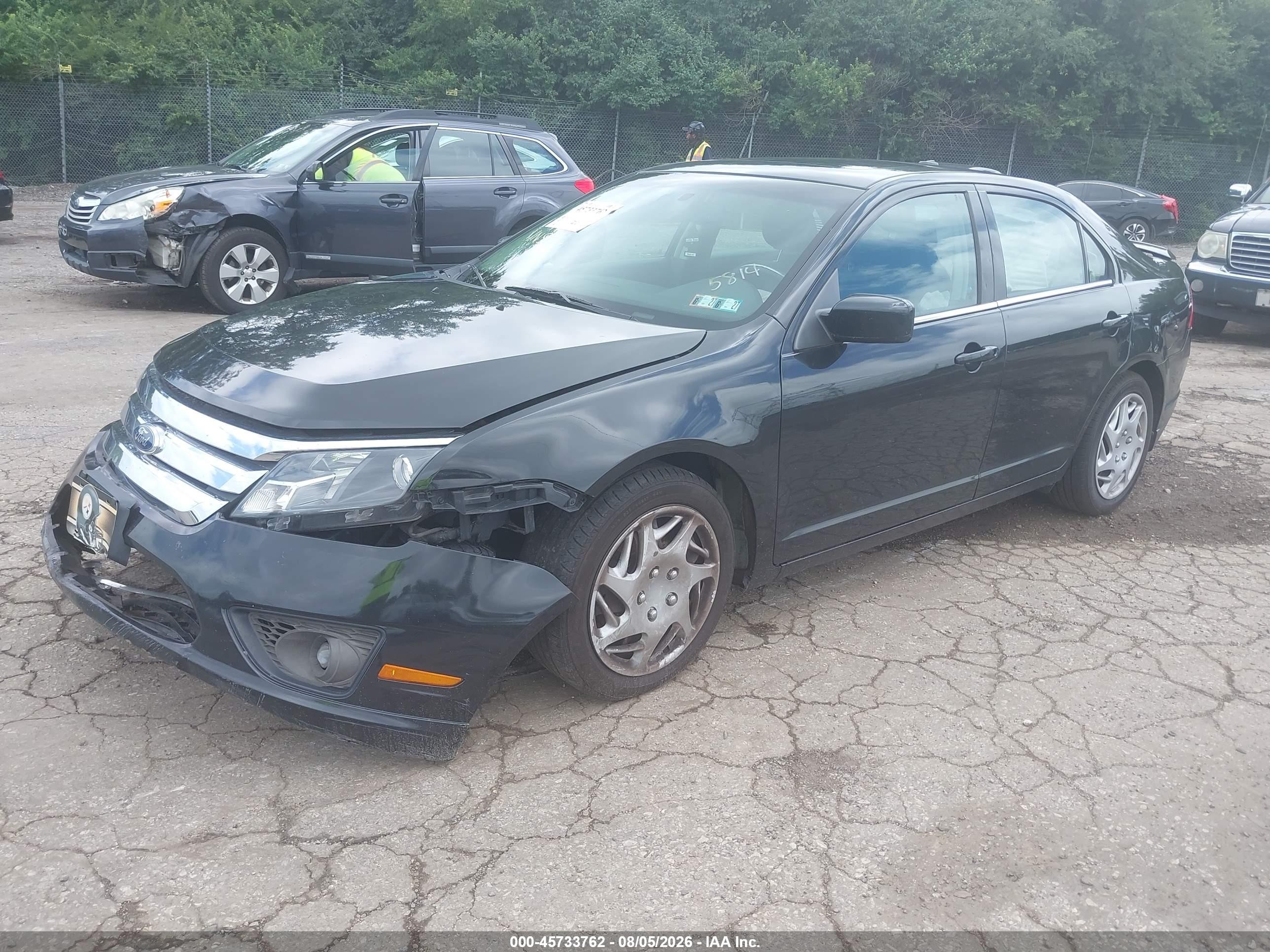2011 Ford Fusion Se Black vin: 3FAHP0HAXBR245814