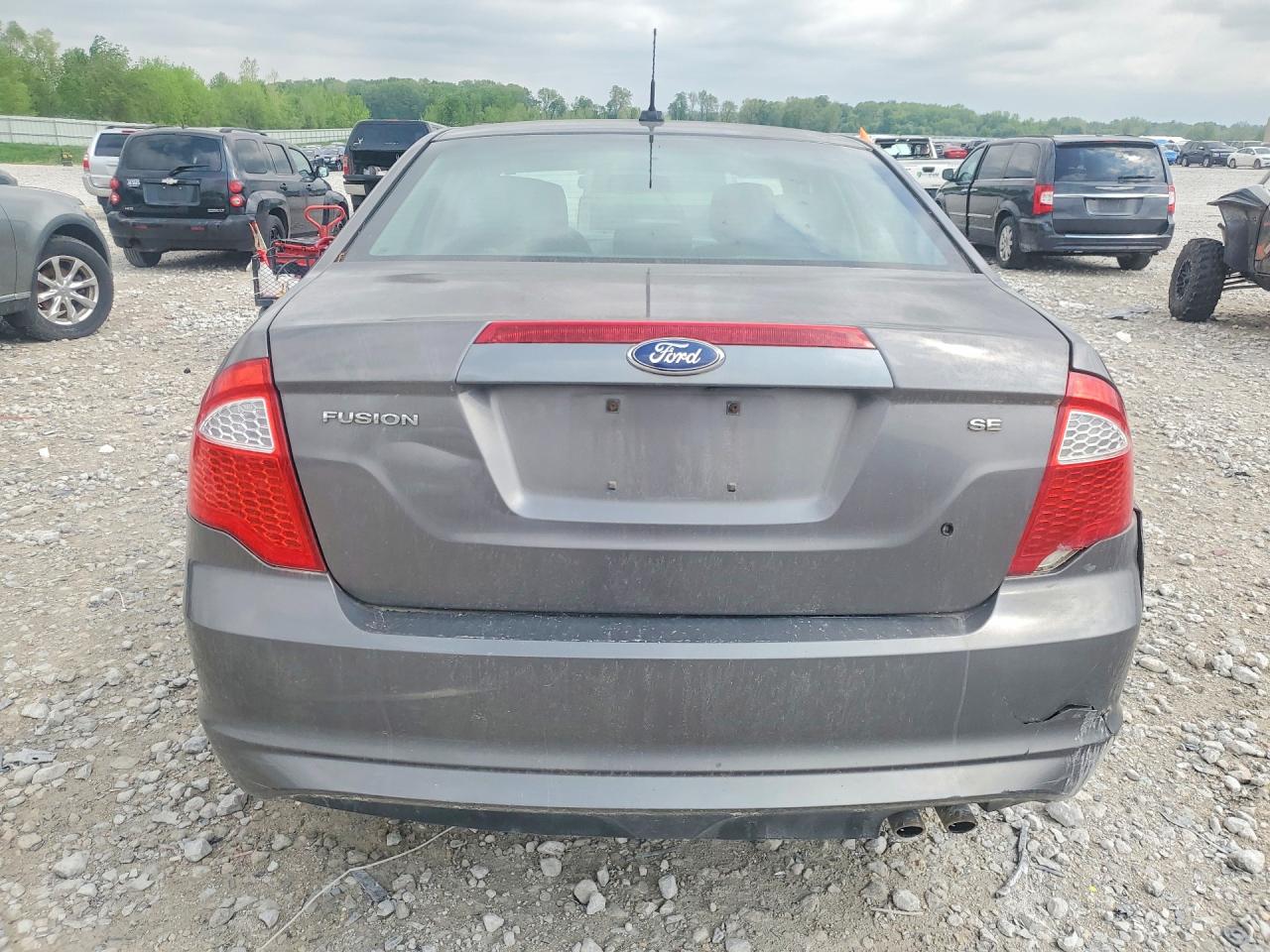 2011 Ford Fusion Se Gray vin: 3FAHP0HAXBR250141