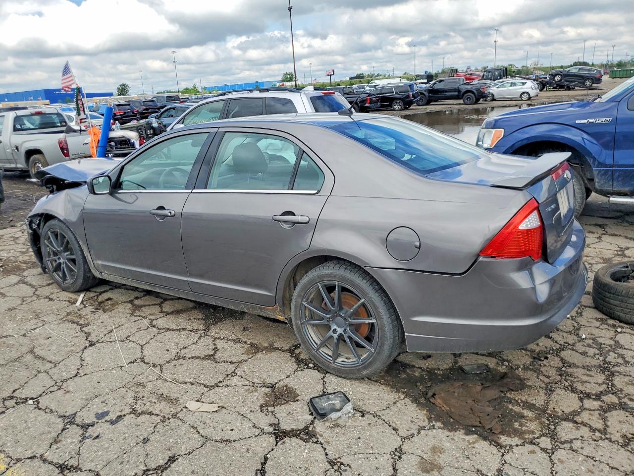 2011 Ford Fusion Se Gray vin: 3FAHP0HAXBR267988