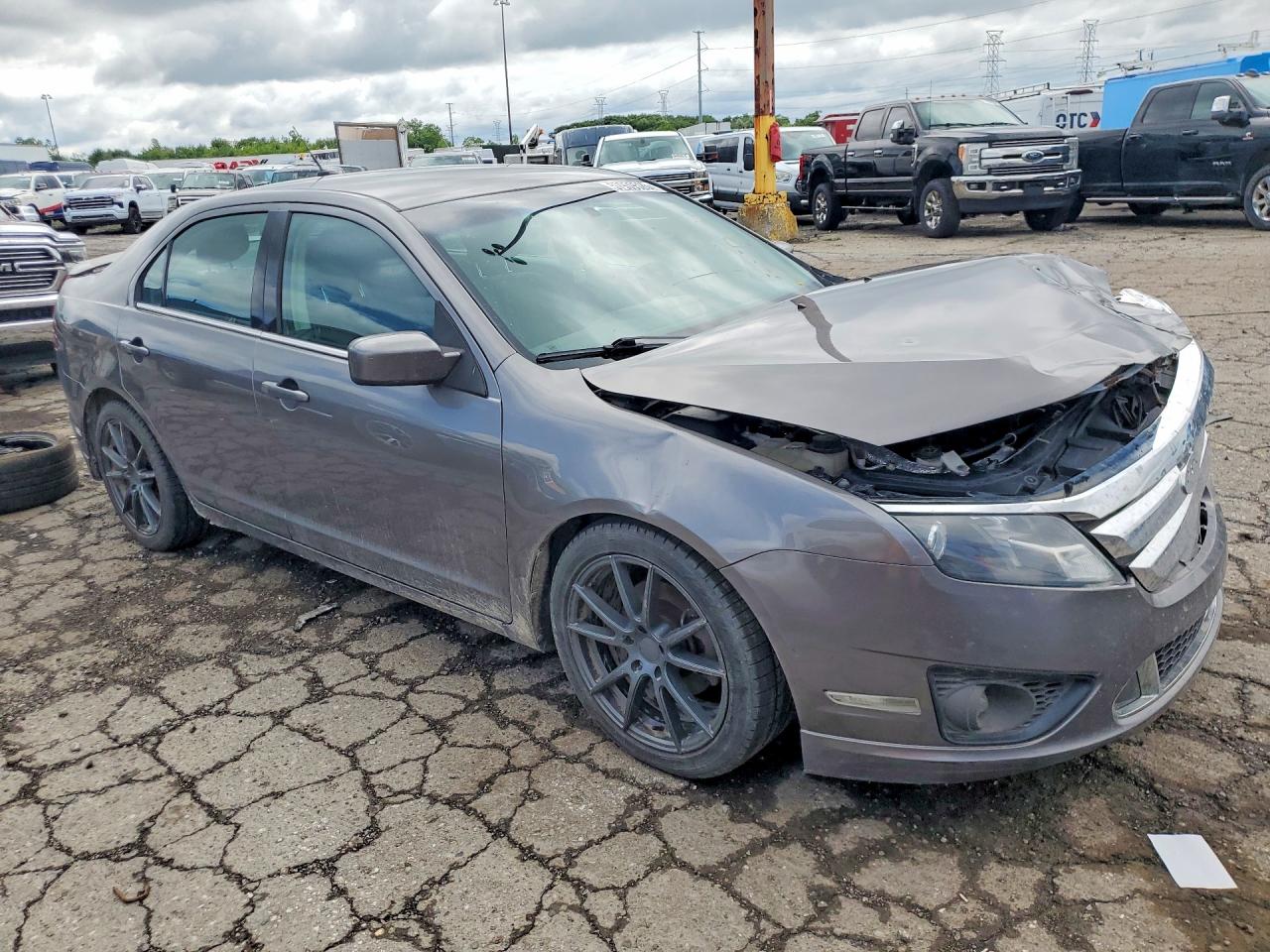 2011 Ford Fusion Se Gray vin: 3FAHP0HAXBR267988